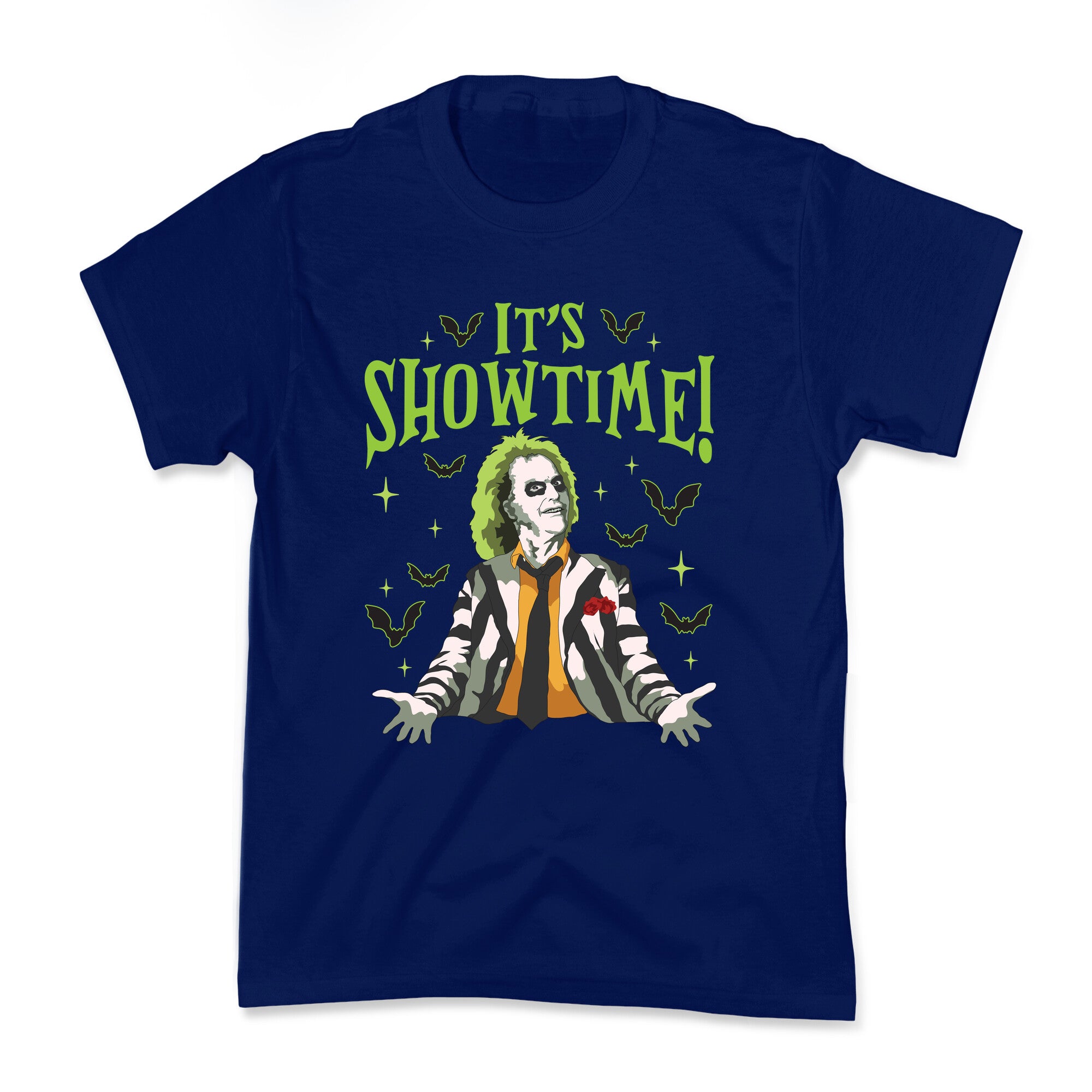 Beetlejuice Its Showtime Kids Tee