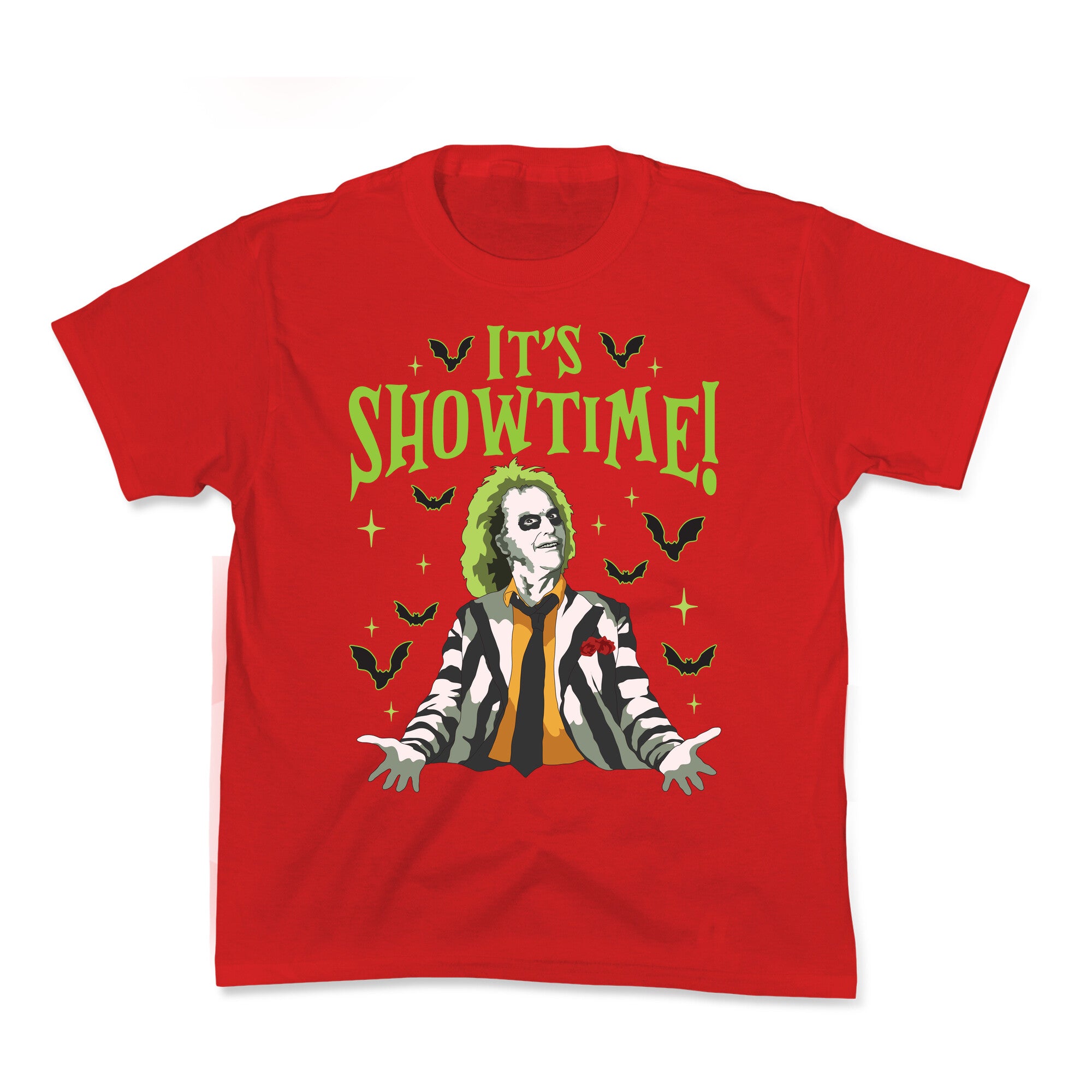 Beetlejuice Its Showtime Kids Tee