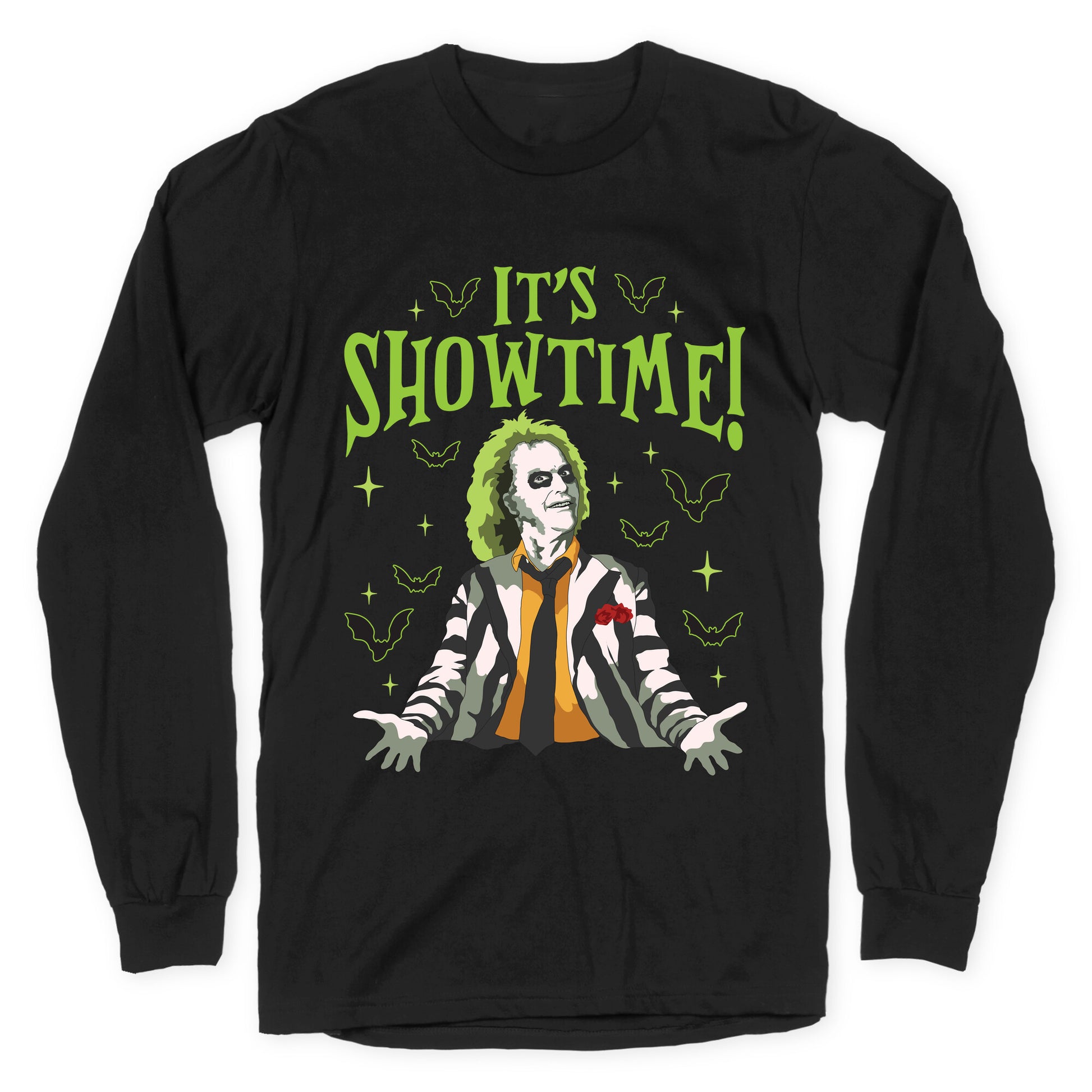 Beetlejuice Its Showtime Longsleeve Tee