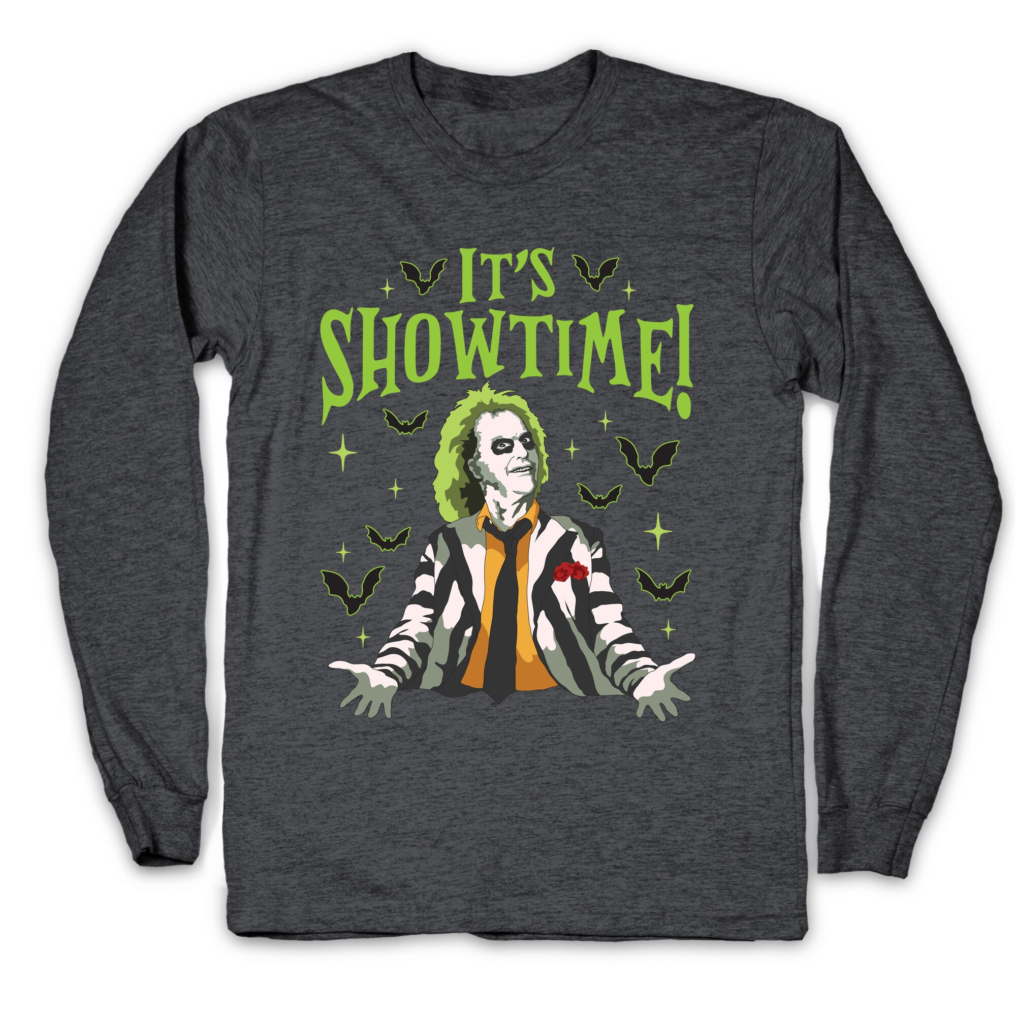 Beetlejuice Its Showtime Longsleeve Tee