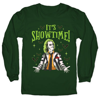 Beetlejuice Its Showtime Longsleeve Tee