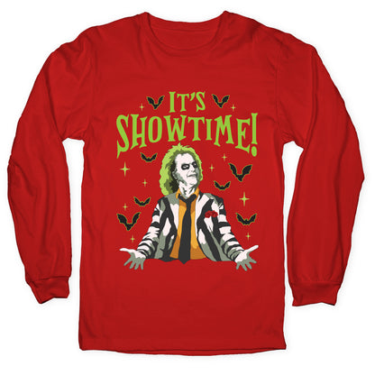 Beetlejuice Its Showtime Longsleeve Tee