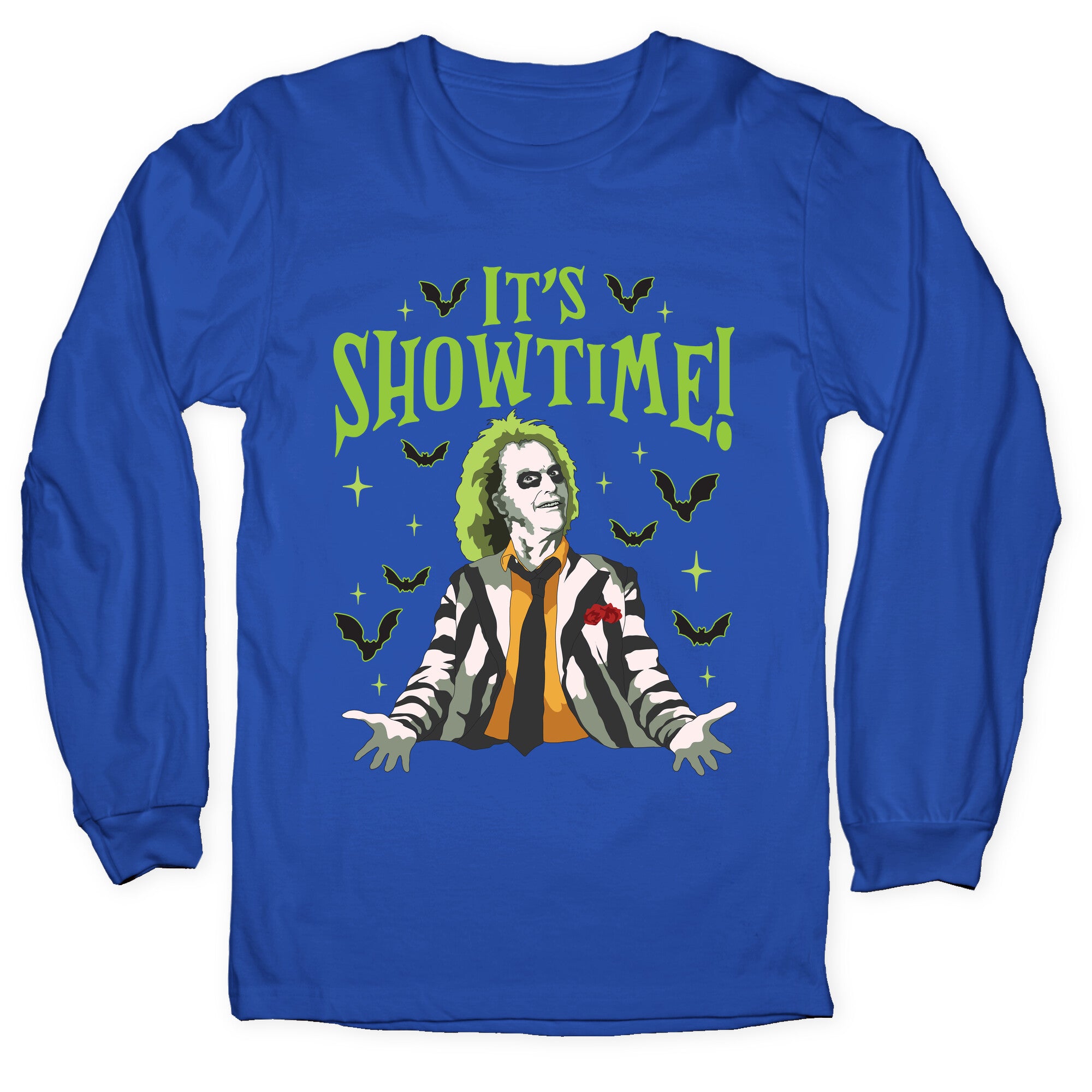 Beetlejuice Its Showtime Longsleeve Tee
