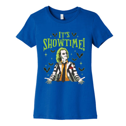 Beetlejuice Its Showtime Womens Cotton Tee