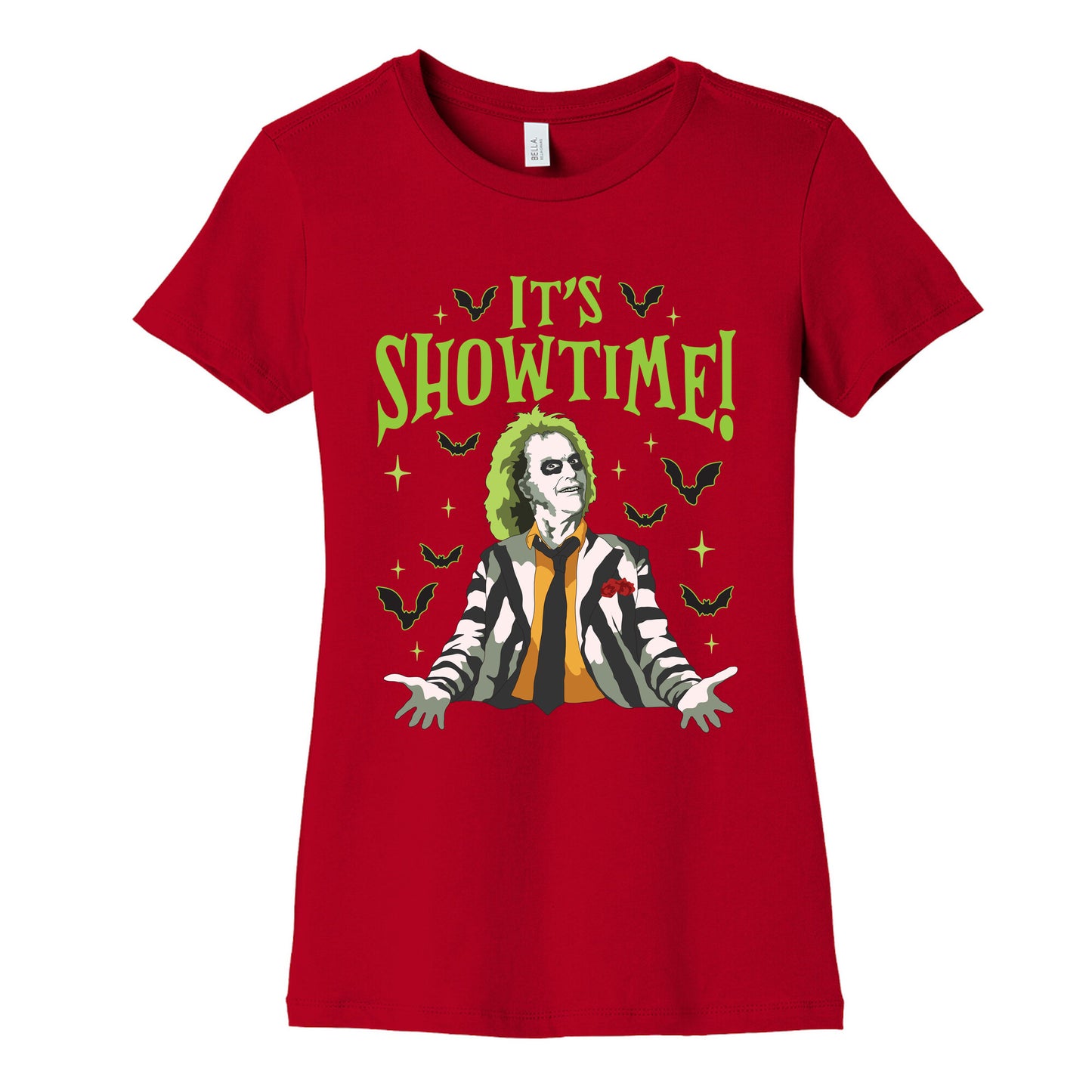 Beetlejuice Its Showtime Womens Cotton Tee