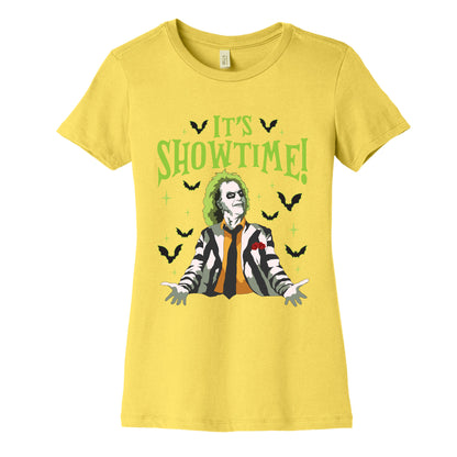 Beetlejuice Its Showtime Womens Cotton Tee