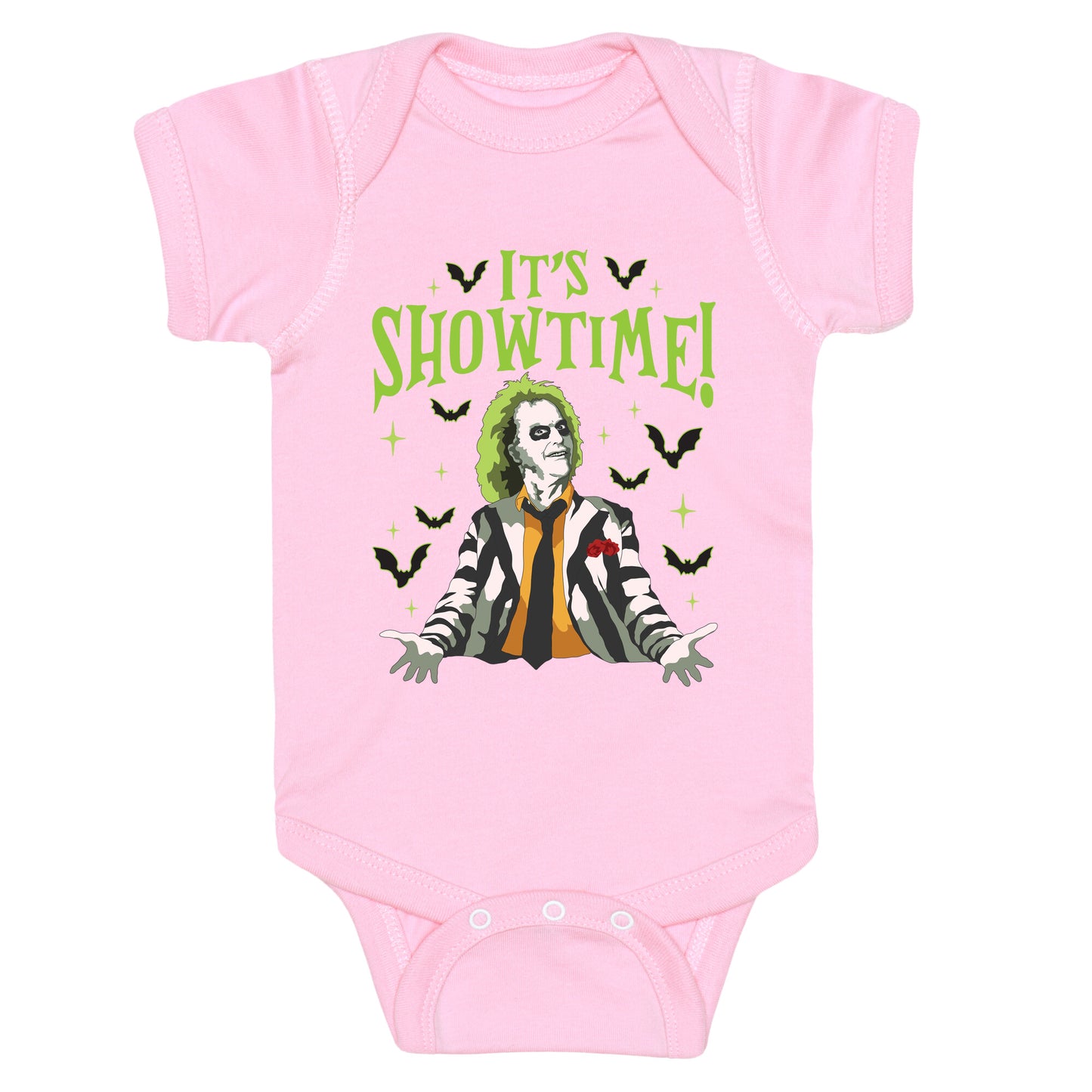 Beetlejuice Its Showtime Baby One-Piece