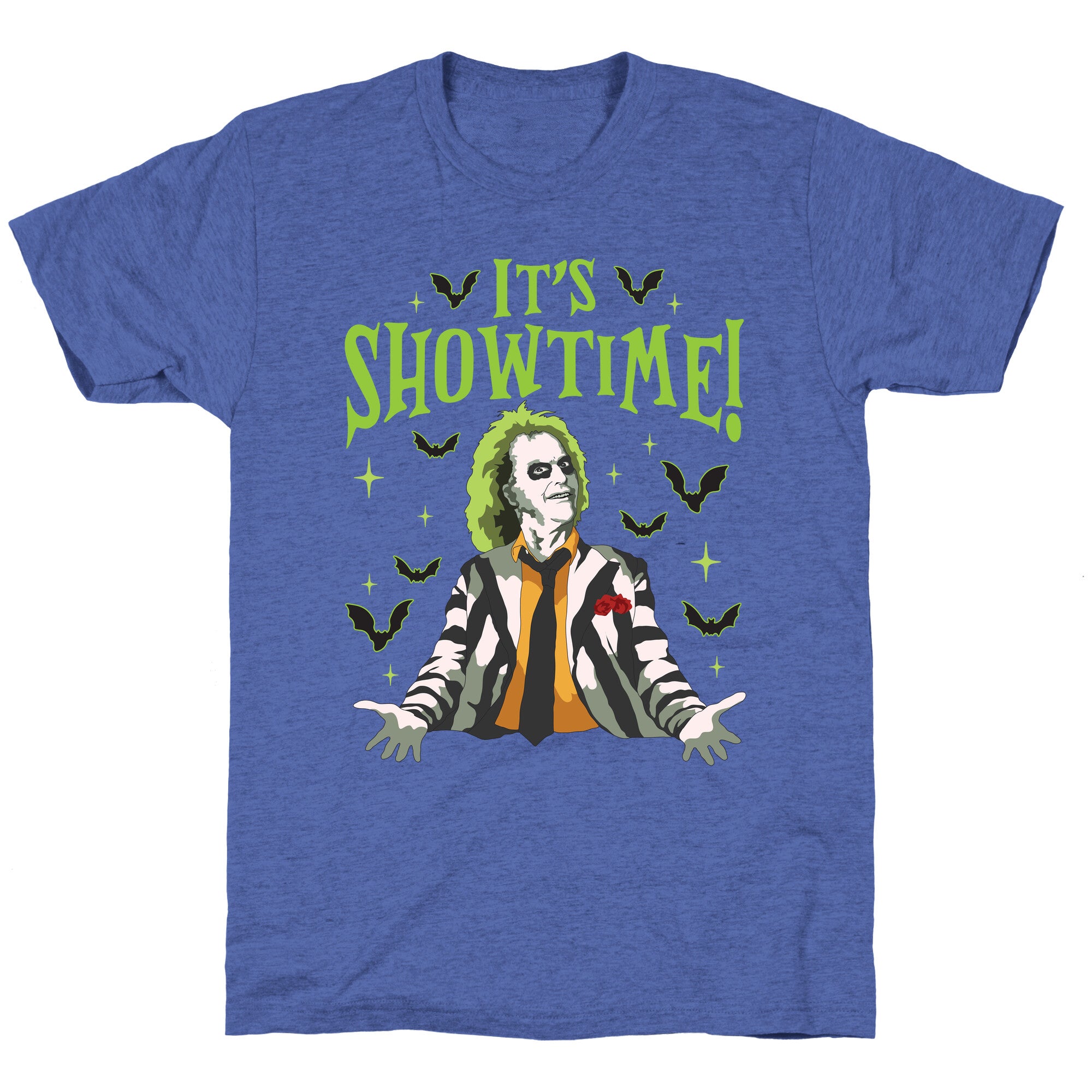 Beetlejuice Its Showtime Unisex Triblend Tee