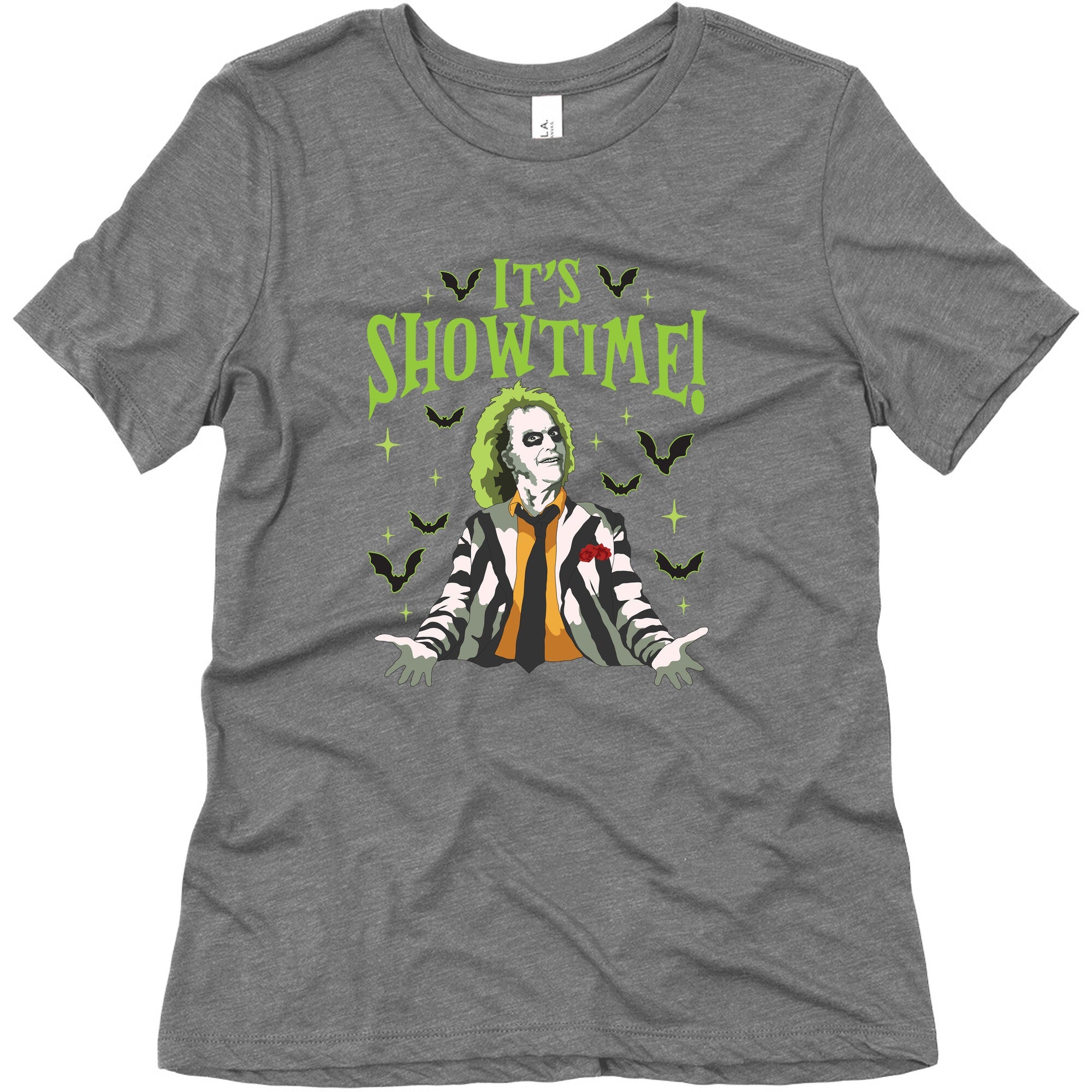 Beetlejuice Its Showtime Womens Triblend Tee