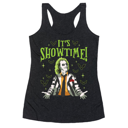Beetlejuice Its Showtime Racerback Tank