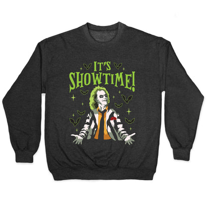 Beetlejuice Its Showtime Crewneck Sweatshirt