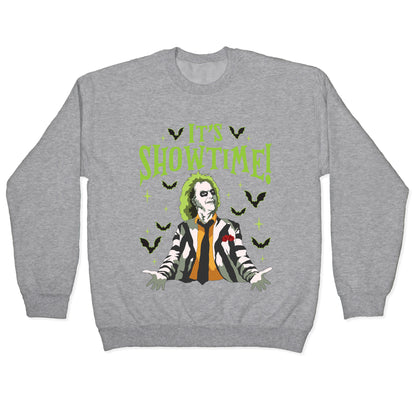 Beetlejuice Its Showtime Crewneck Sweatshirt