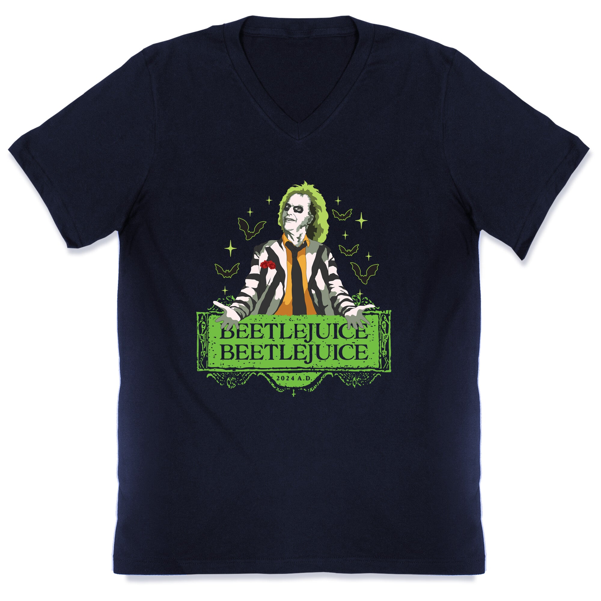 Beetlejuice Beetlejuice V-Neck