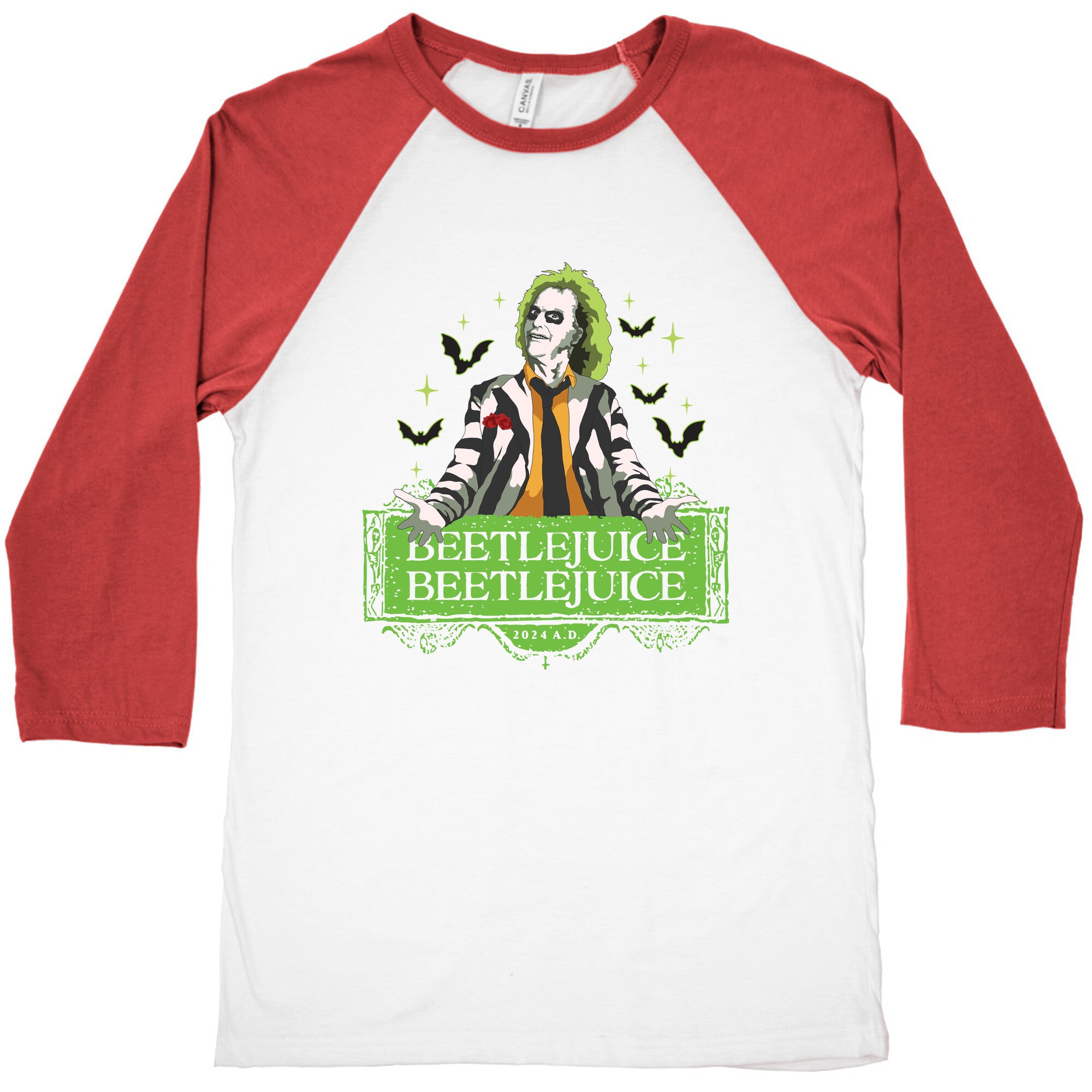 Beetlejuice Beetlejuice Baseball Tee