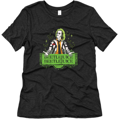 Beetlejuice Beetlejuice Womens Triblend Tee
