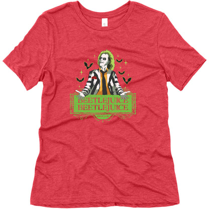 Beetlejuice Beetlejuice Womens Triblend Tee
