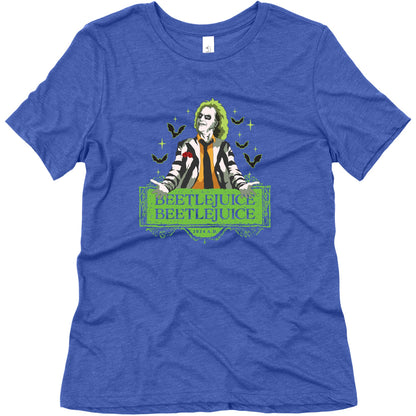 Beetlejuice Beetlejuice Womens Triblend Tee