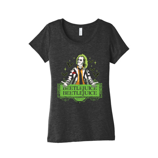 Beetlejuice Beetlejuice Womens Triblend Tee
