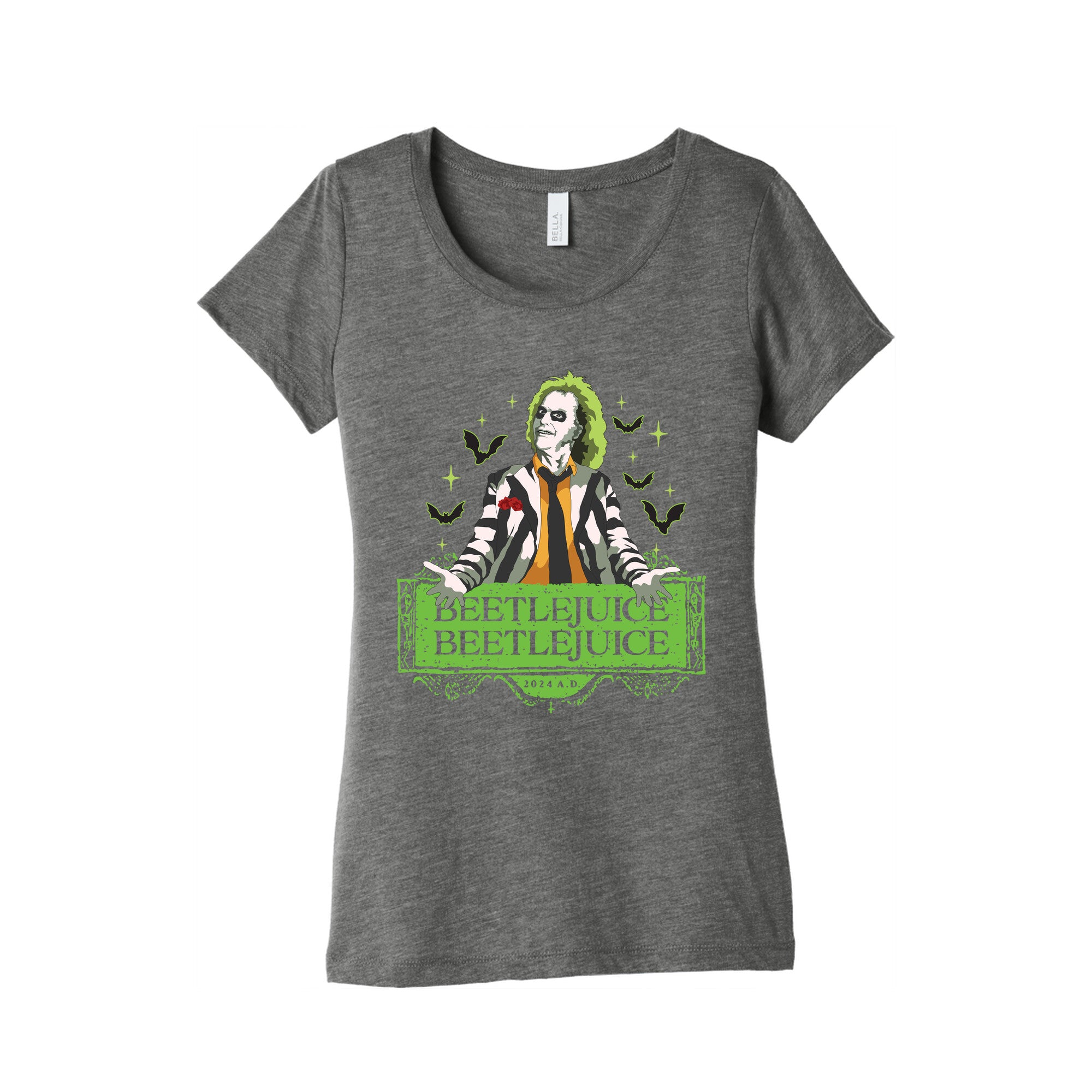 Beetlejuice Beetlejuice Womens Triblend Tee