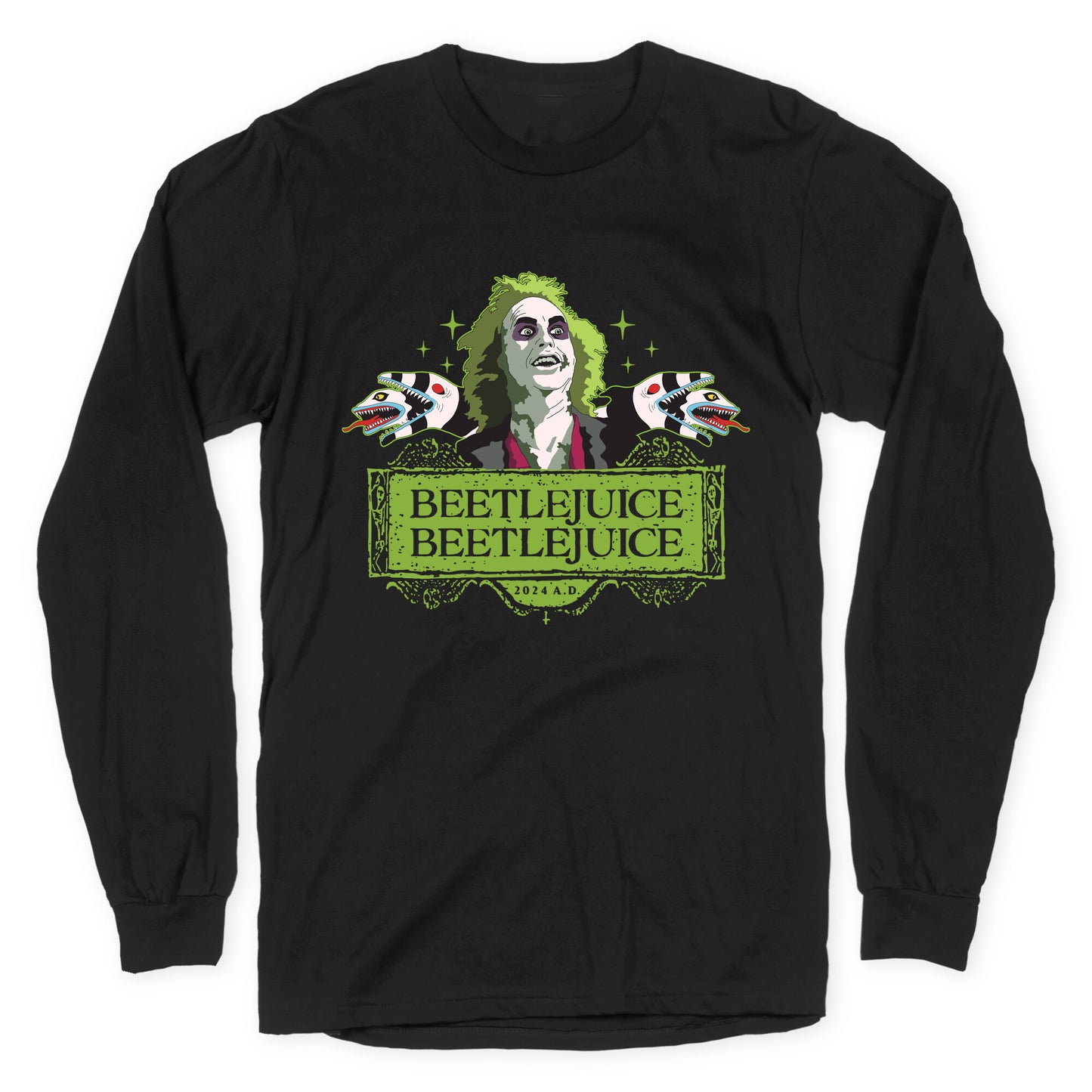 Beetlejuice Beetlejuice Longsleeve Tee