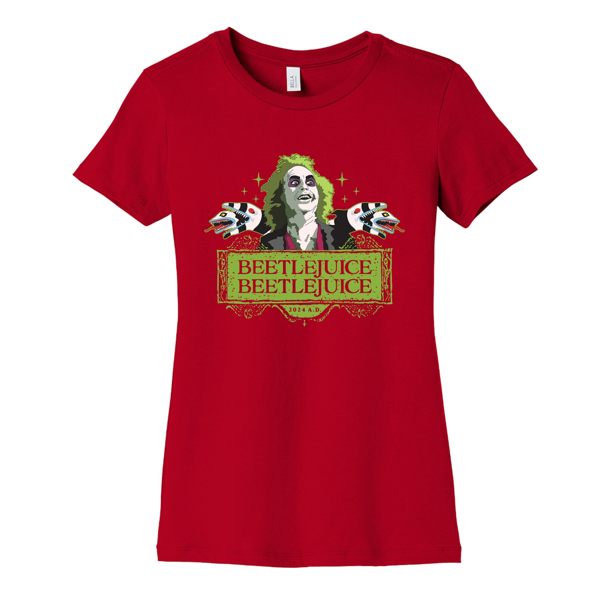 Beetlejuice Beetlejuice Womens Cotton Tee
