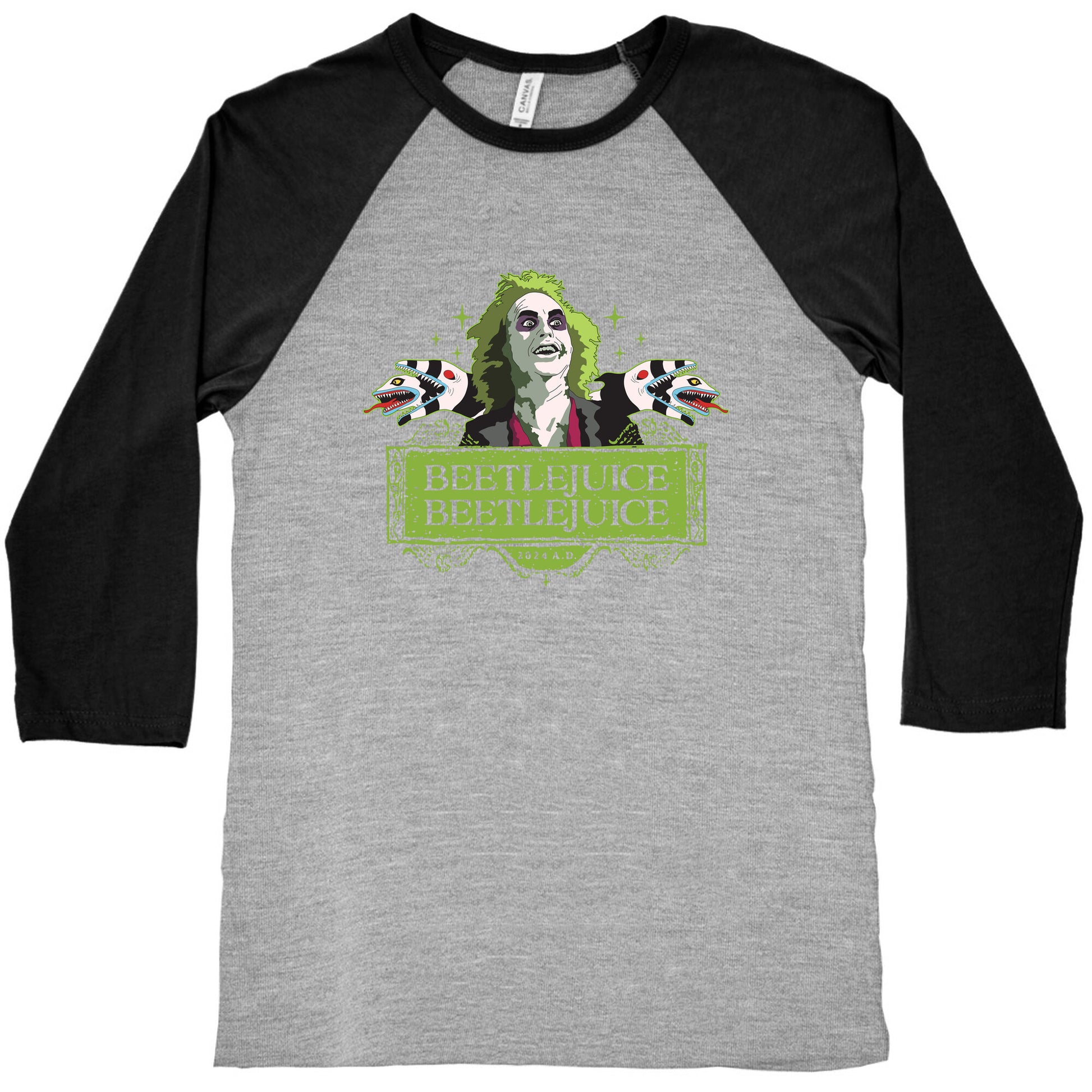 Beetlejuice Beetlejuice Baseball Tee