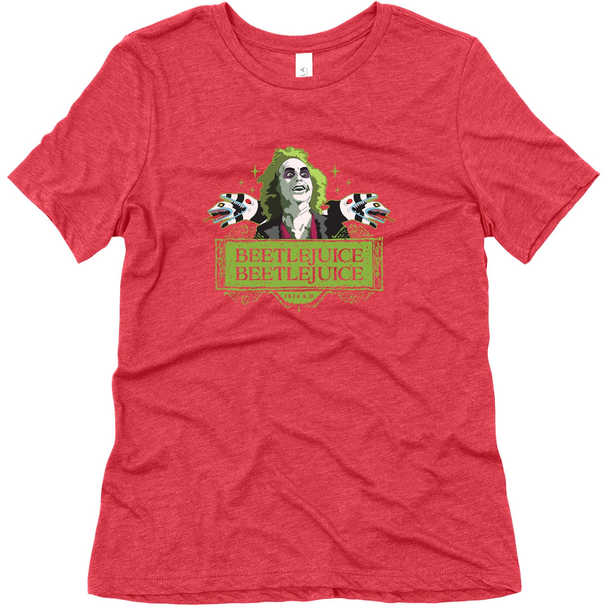 Beetlejuice Beetlejuice Womens Triblend Tee