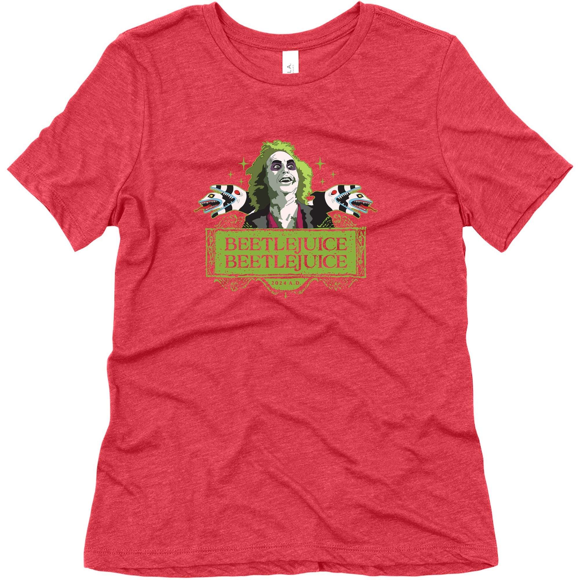 Beetlejuice Beetlejuice Womens Triblend Tee