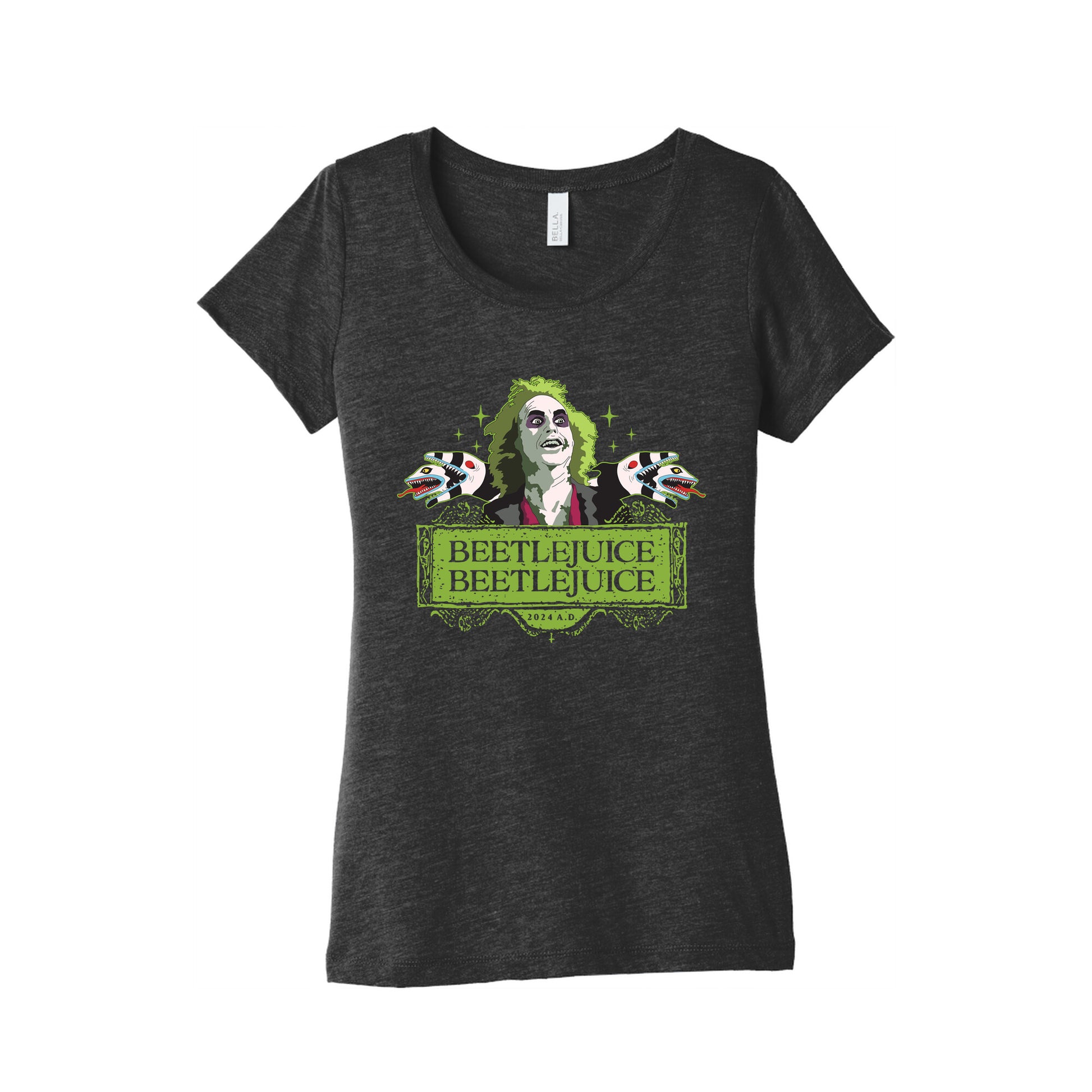 Beetlejuice Beetlejuice Womens Triblend Tee