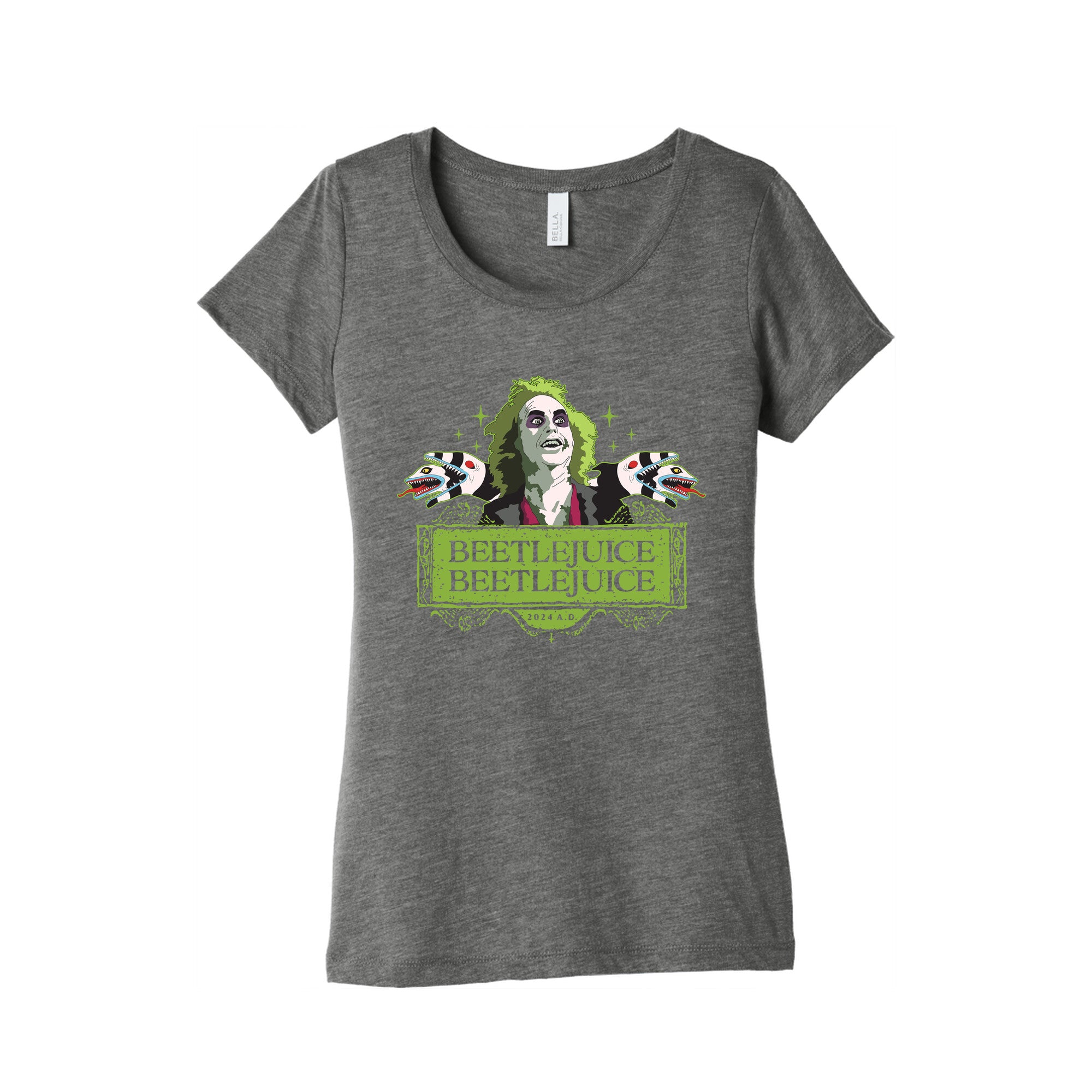 Beetlejuice Beetlejuice Womens Triblend Tee