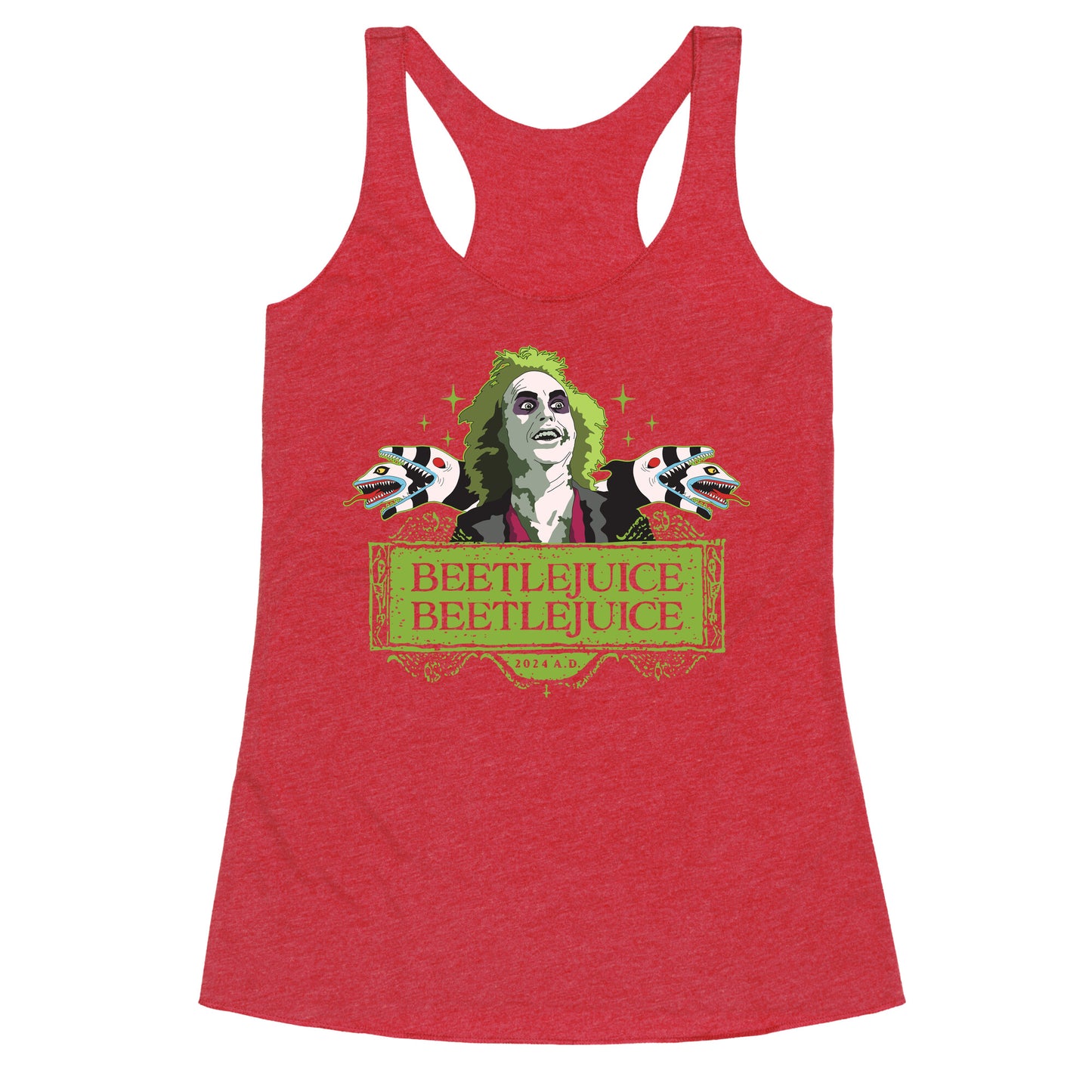 Beetlejuice Beetlejuice Racerback Tank
