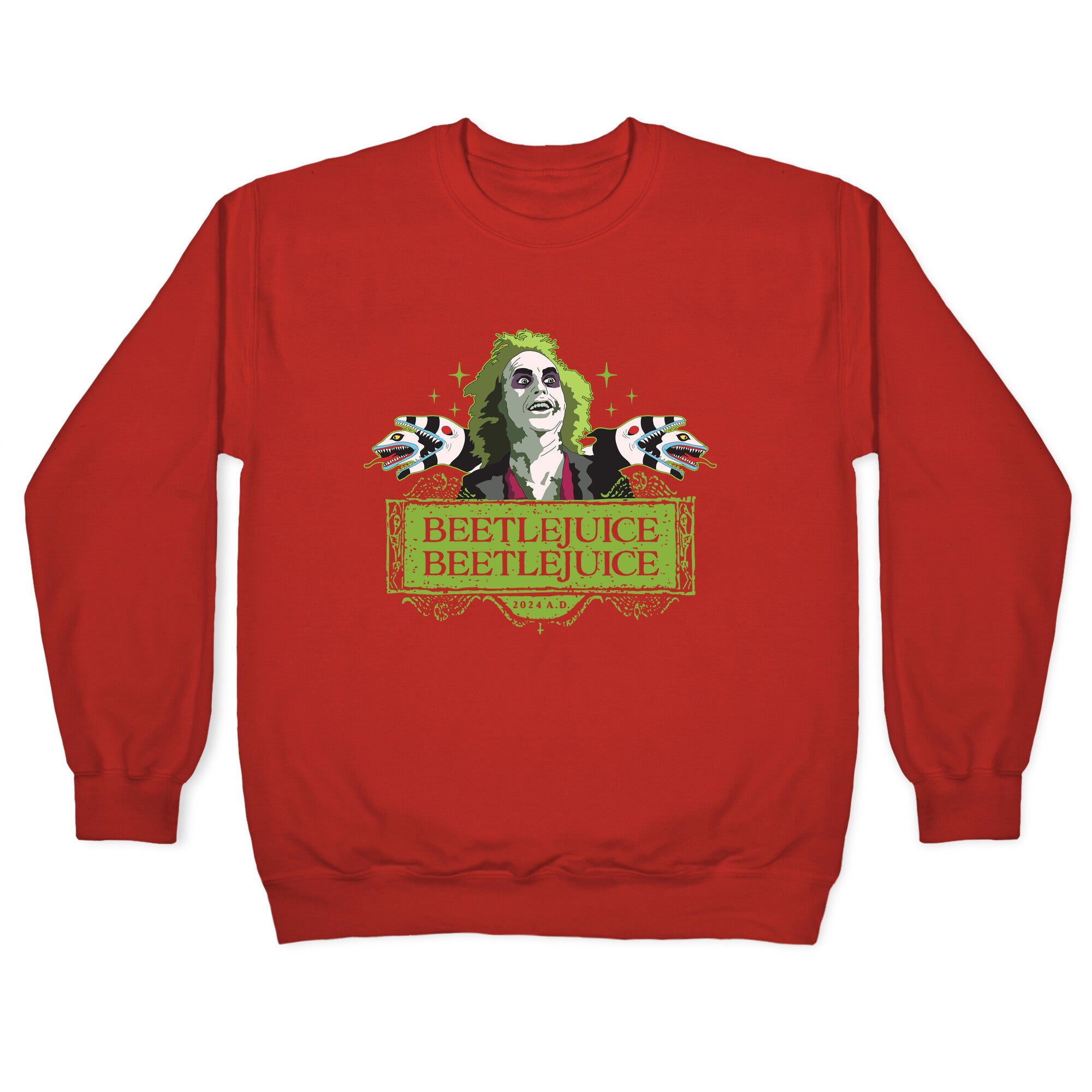 Beetlejuice Beetlejuice Crewneck Sweatshirt