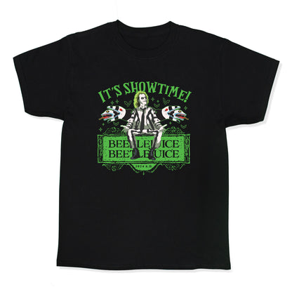 Beetlejuice Its Showtime Kids Tee