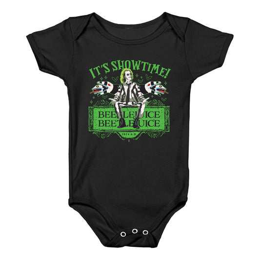 Beetlejuice Its Showtime Baby One-Piece