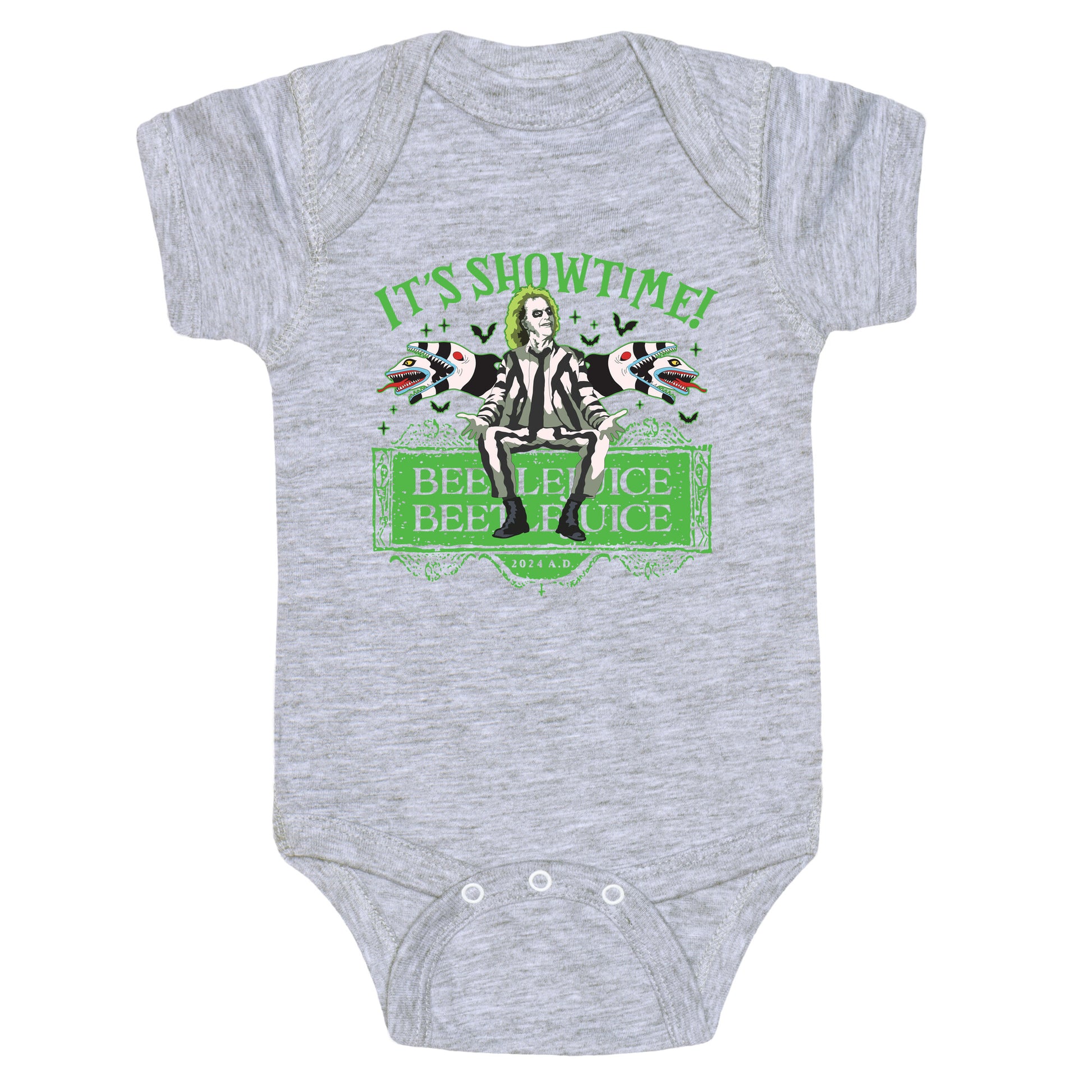 Beetlejuice Its Showtime Baby One-Piece