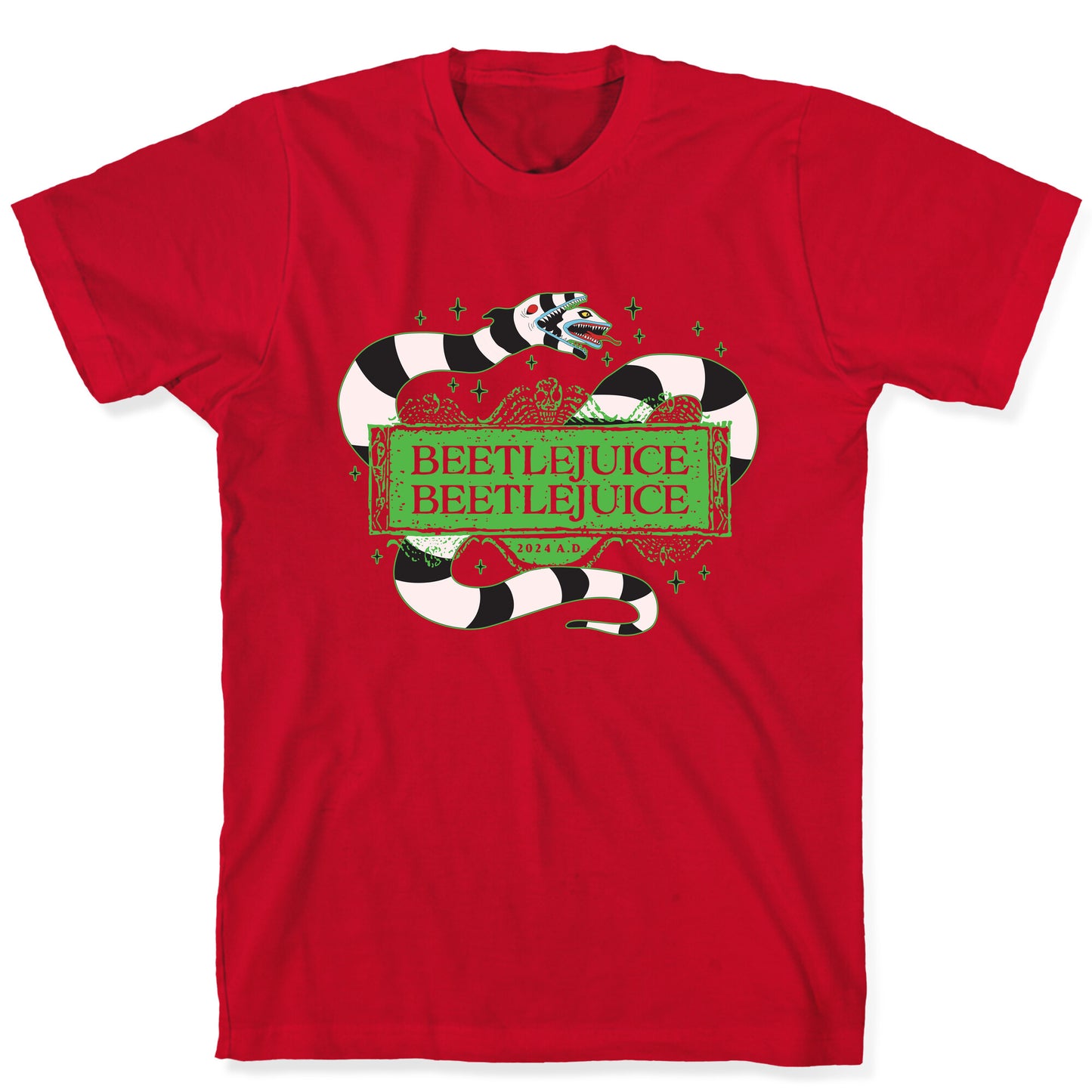 Beetlejuice Beetlejuice 2024 AD T-Shirt