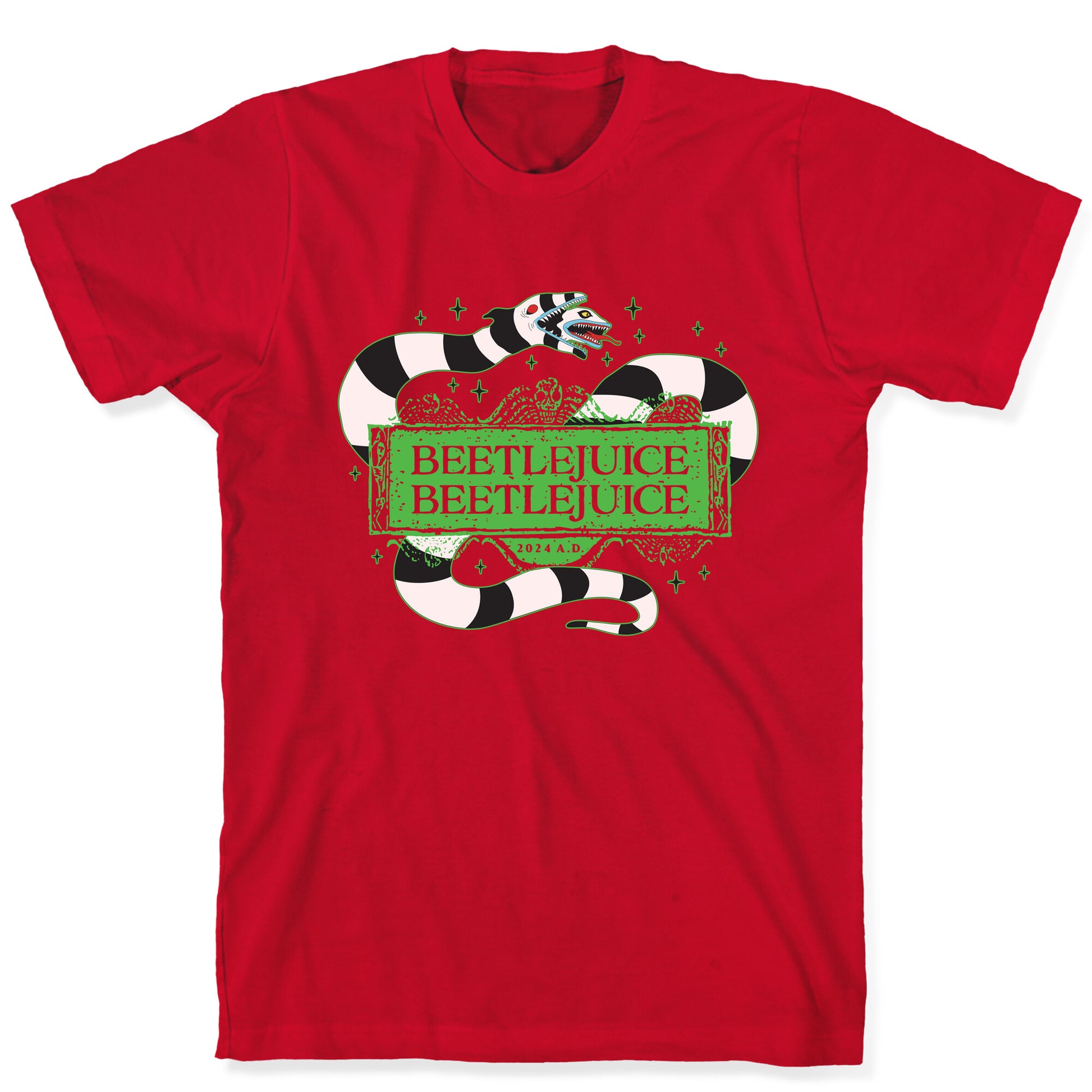 Beetlejuice Beetlejuice 2024 AD T-Shirt