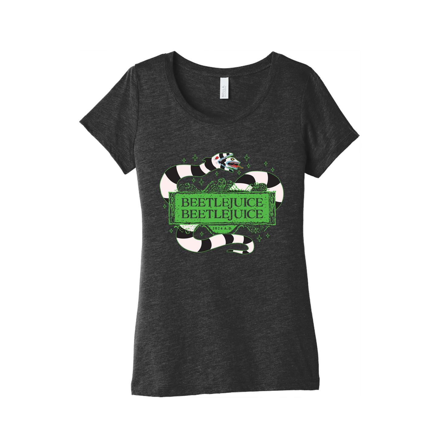 Beetlejuice Beetlejuice 2024 AD Womens Triblend Tee