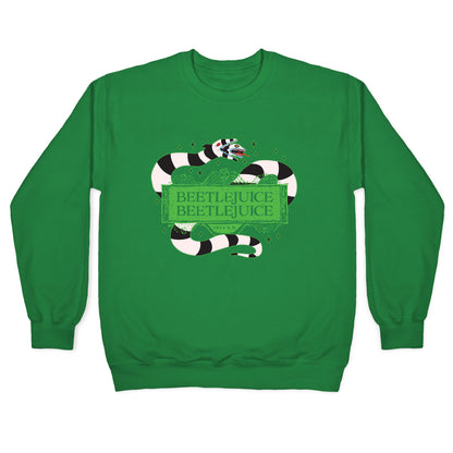 Beetlejuice Beetlejuice 2024 AD Crewneck Sweatshirt