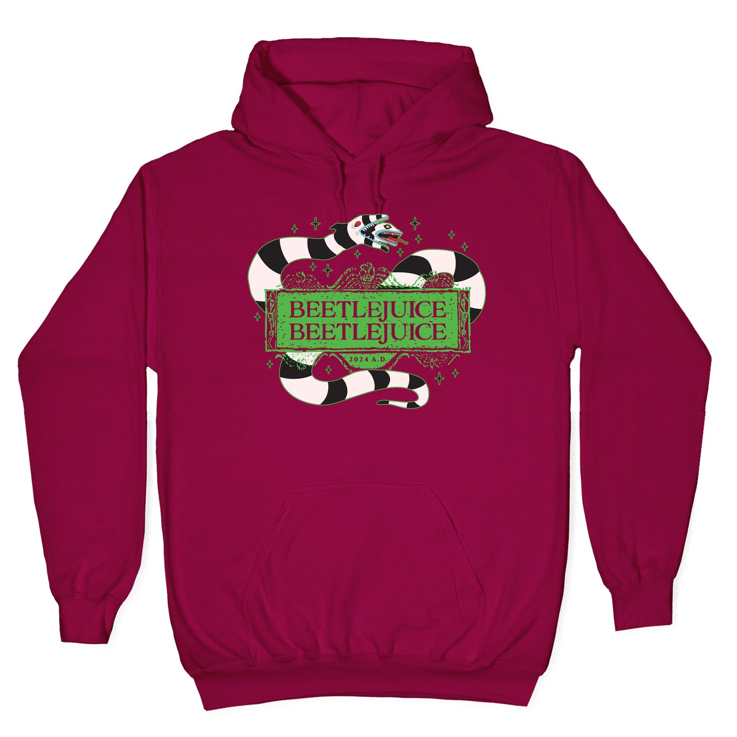 Beetlejuice Beetlejuice 2024 AD Hoodie