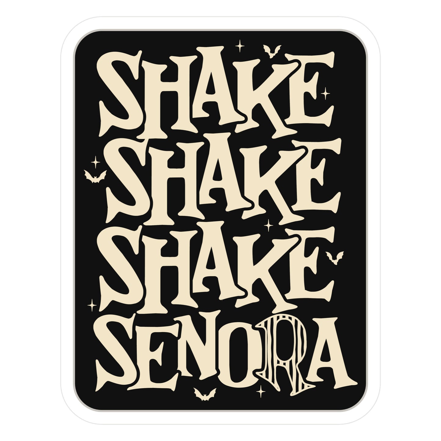 Beetlejuice Shake Senora Sticker