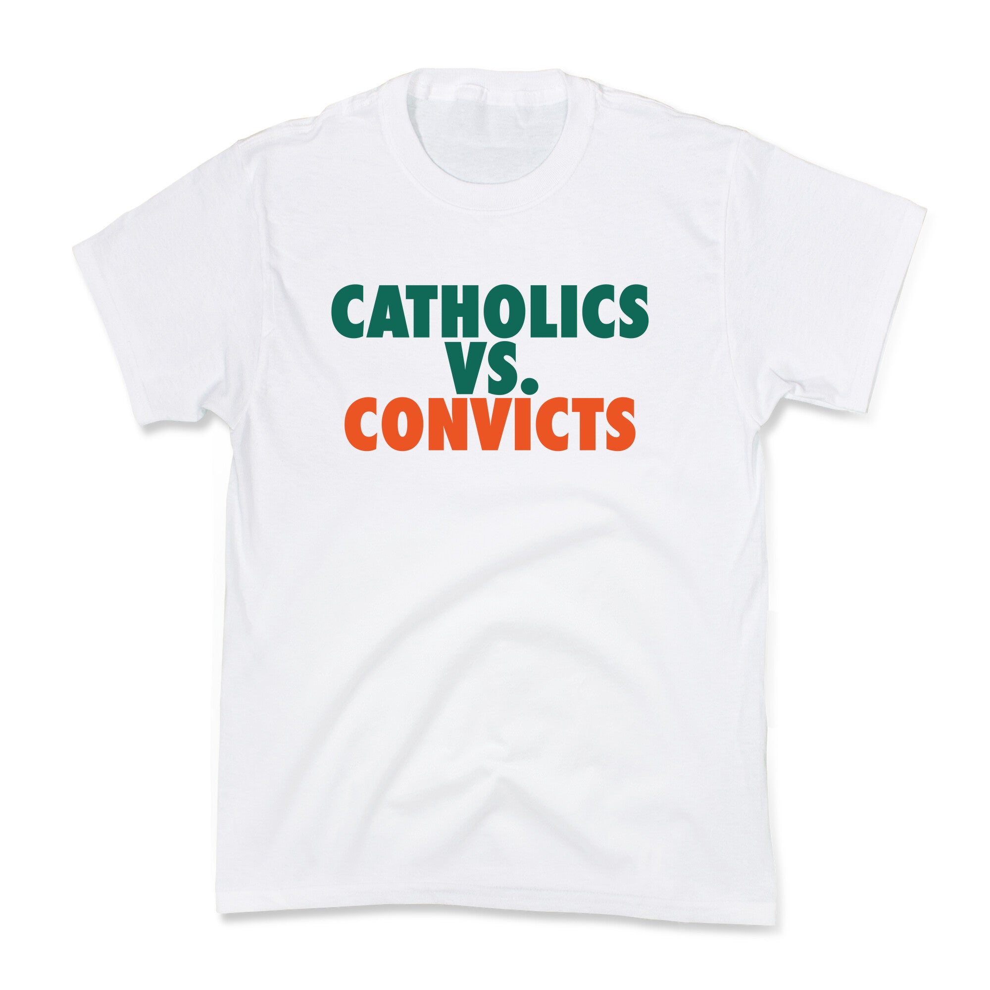 Catholics vs. Convicts Kids Tee