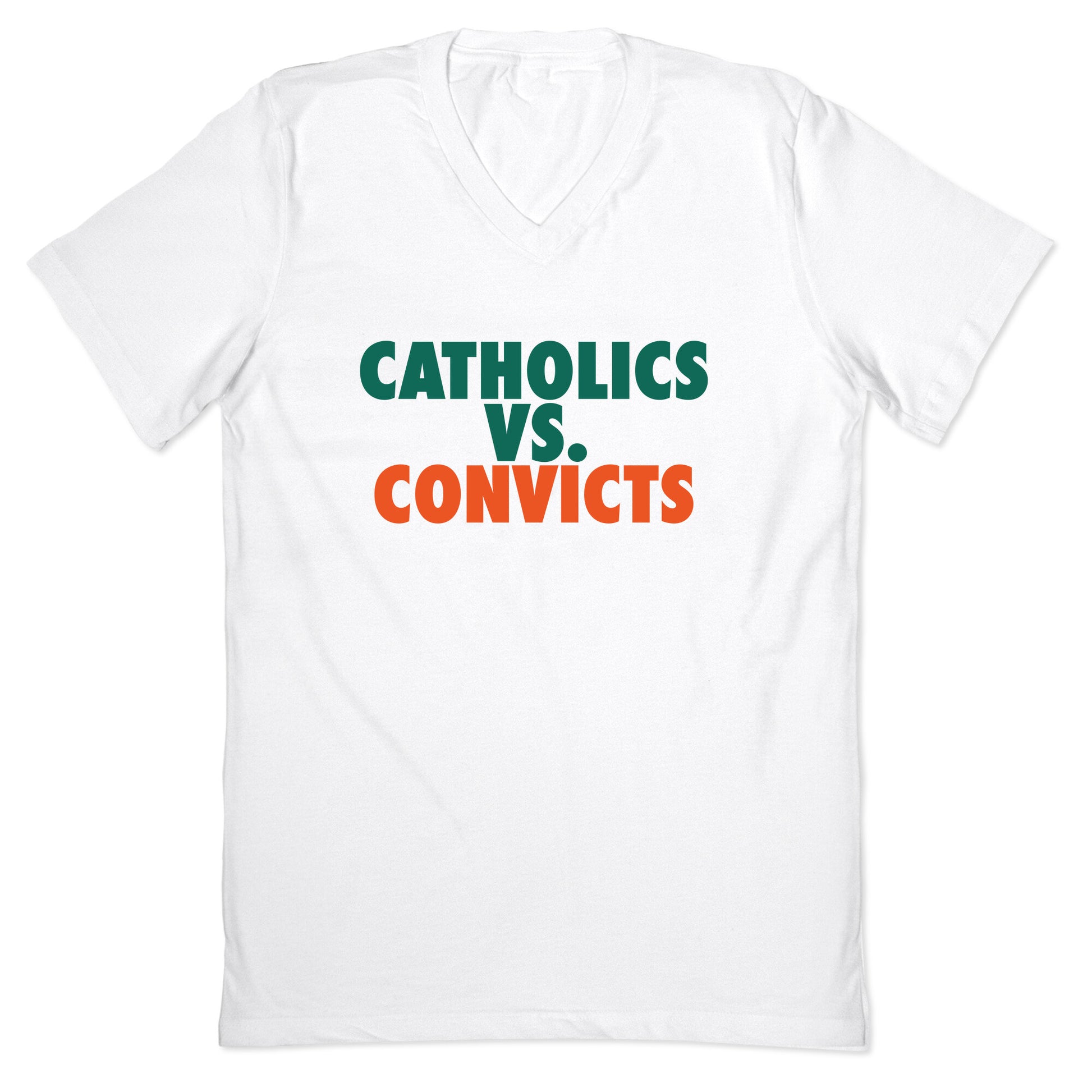 Catholics vs. Convicts V-Neck