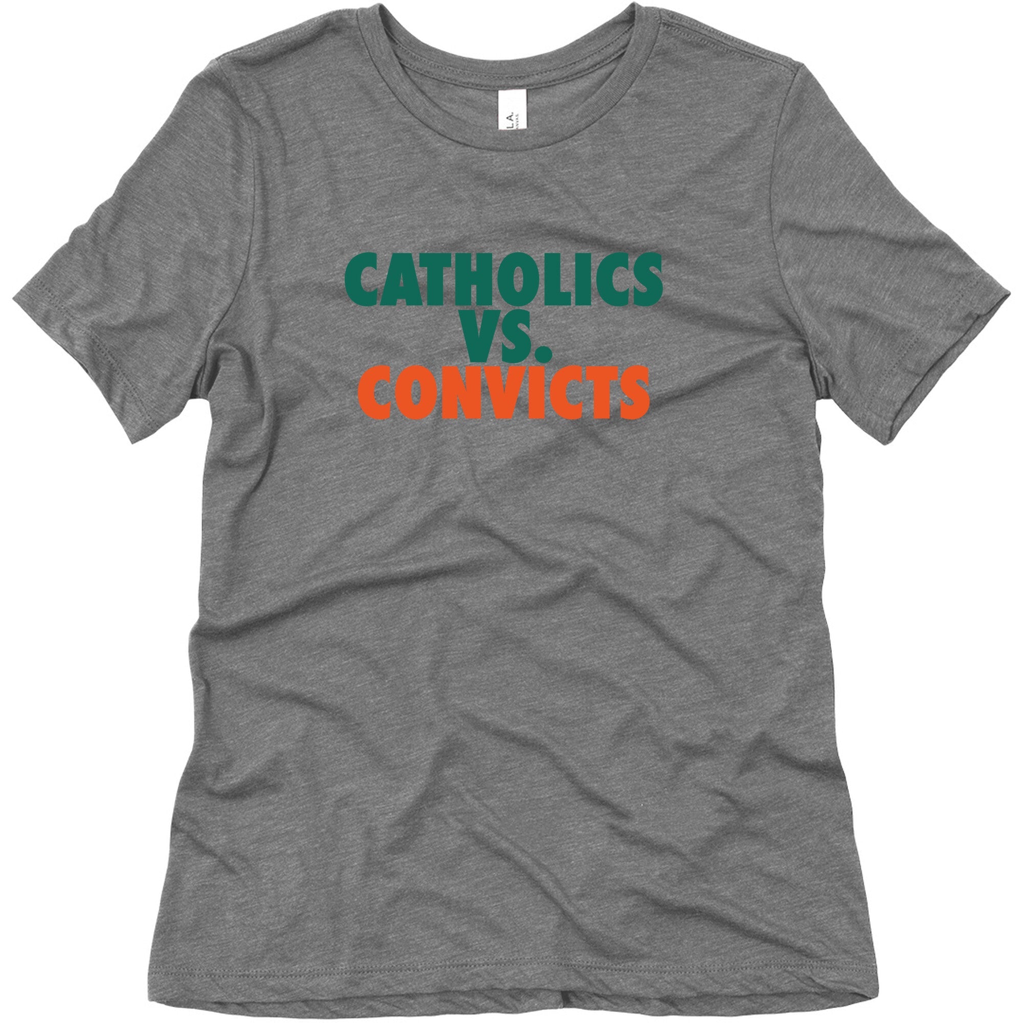 Catholics vs. Convicts Womens Triblend Tee