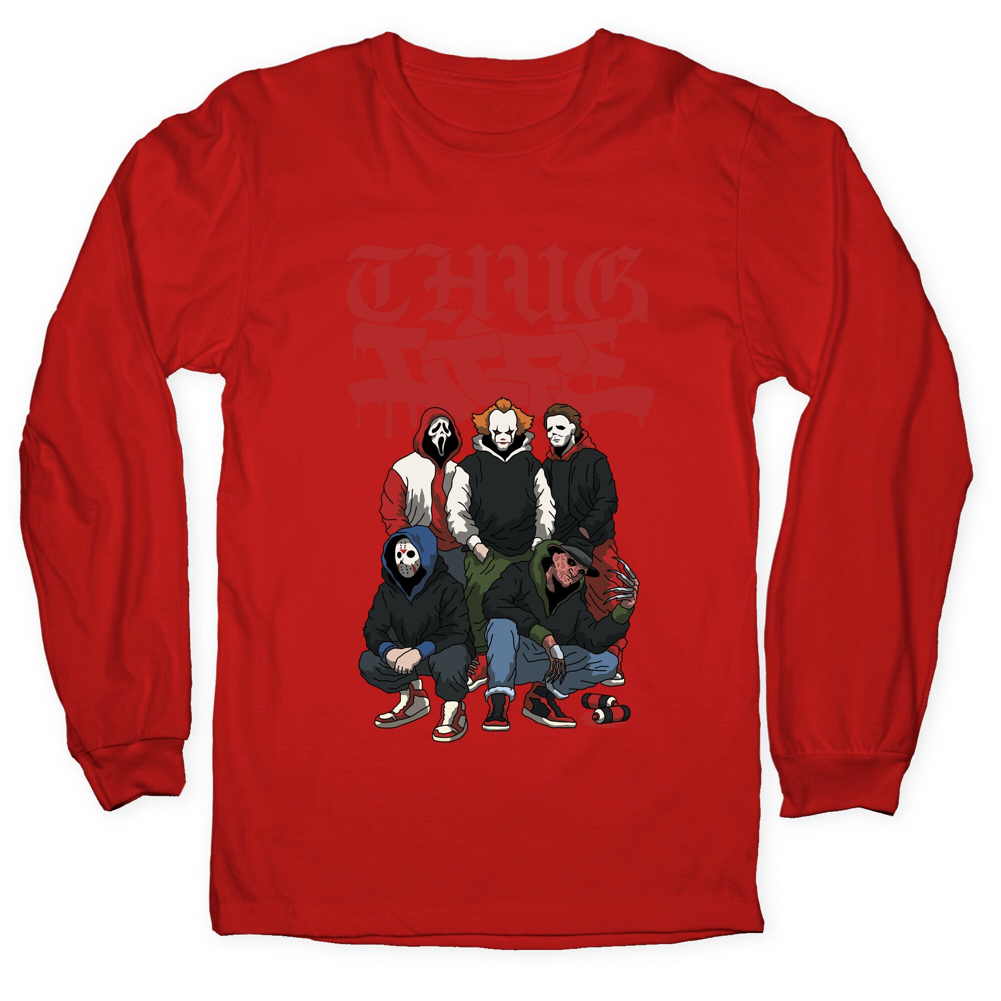 Thug Life Halloween Longsleeve Tee