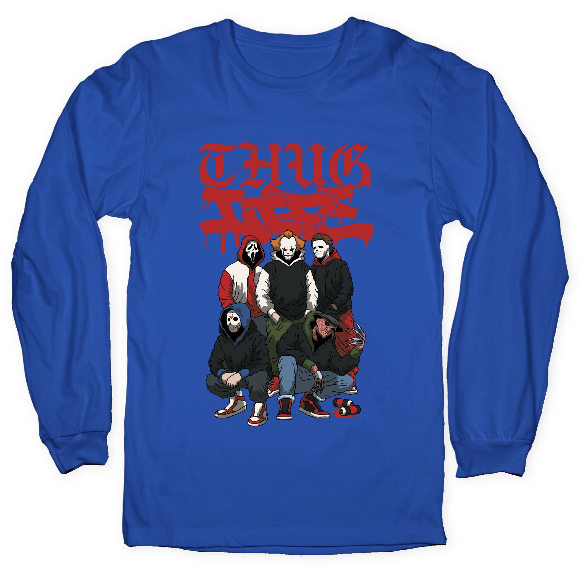 Thug Life Halloween Longsleeve Tee
