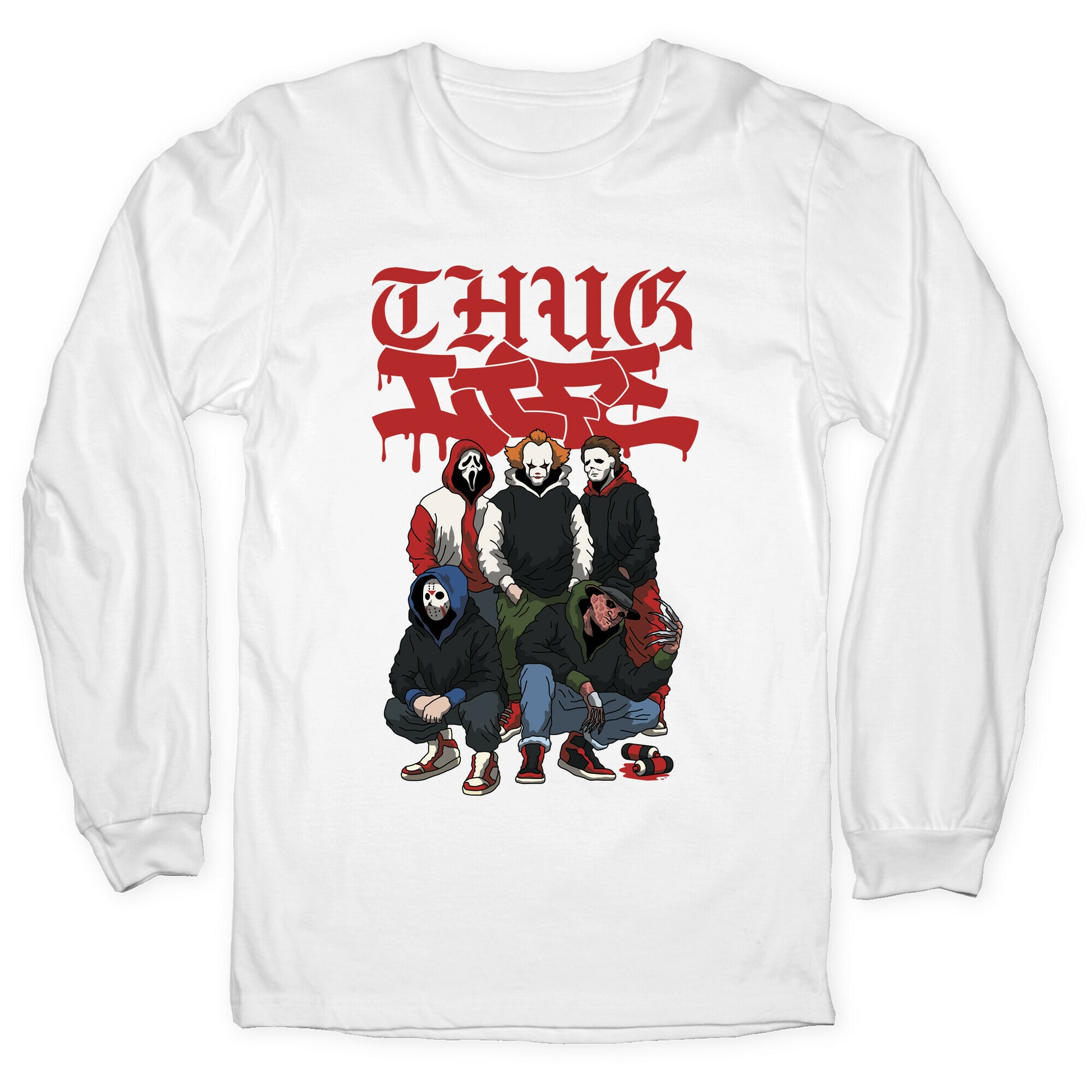 Thug Life Halloween Longsleeve Tee