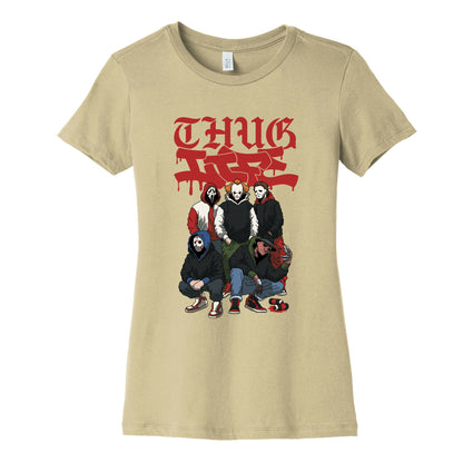 Thug Life Halloween Womens Cotton Tee