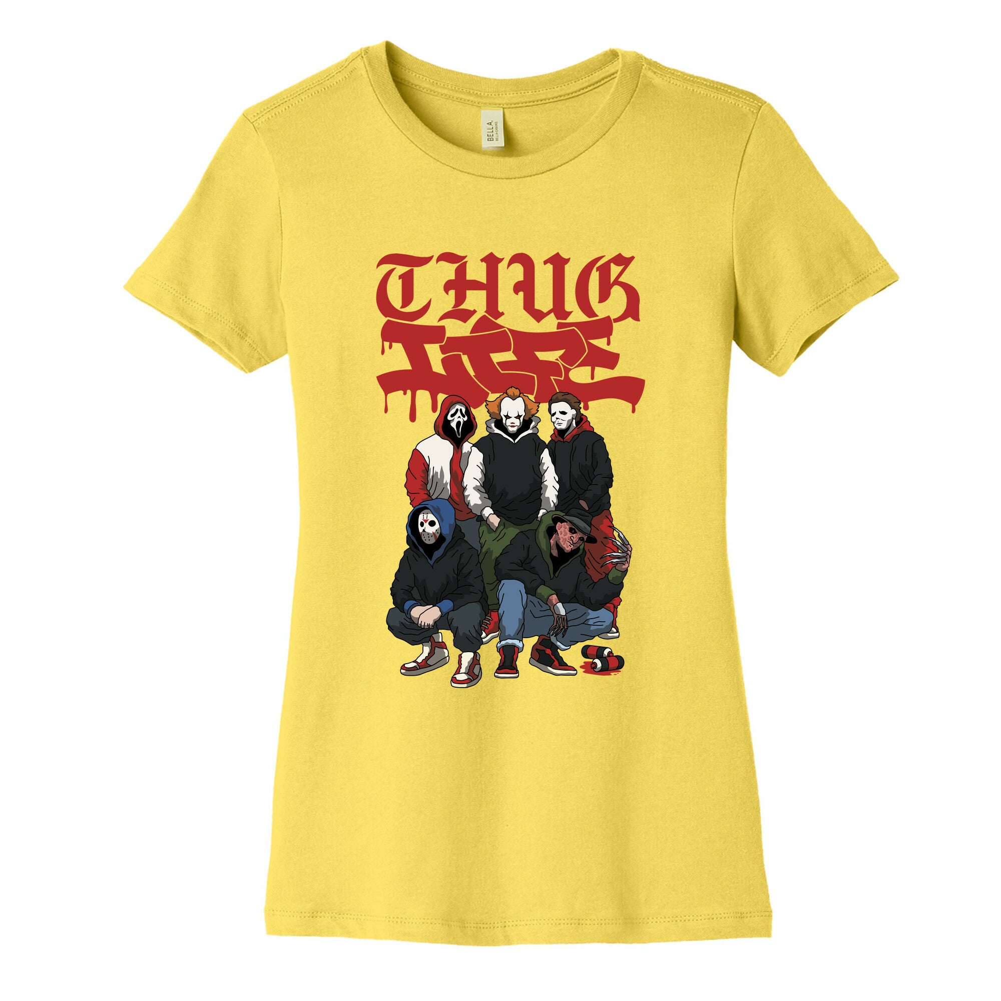Thug Life Halloween Womens Cotton Tee