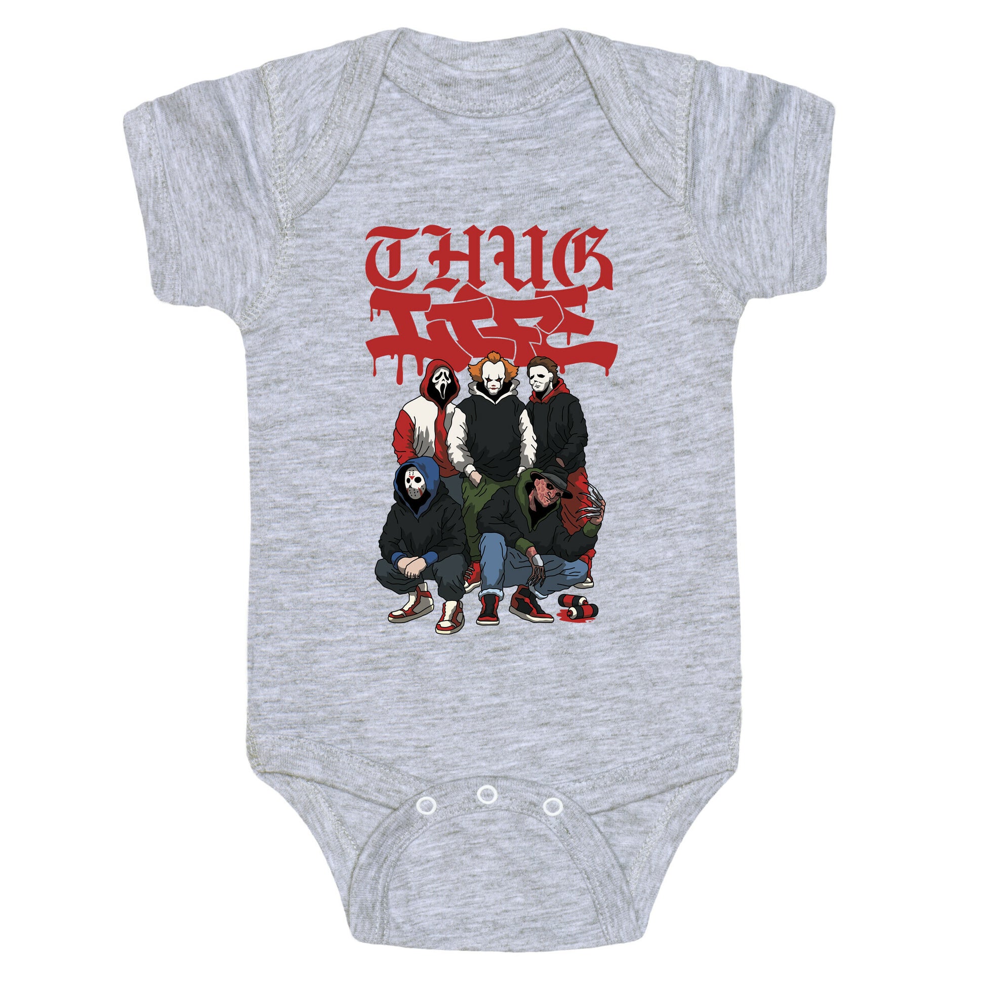 Thug Life Halloween Baby One-Piece